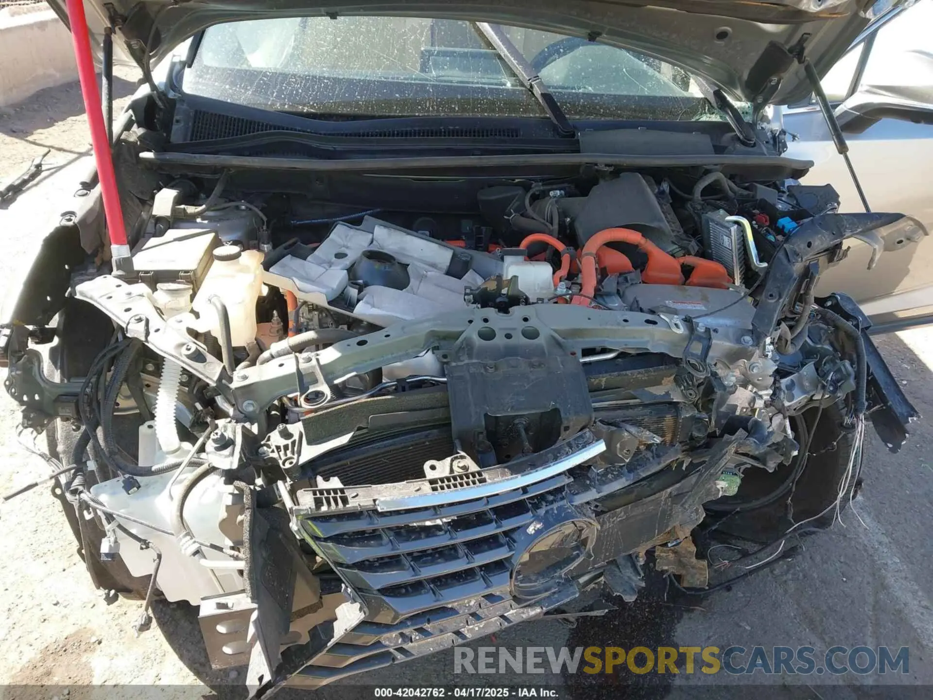 10 fotografías del automóvil dañado JTJGJRDZ0M2160847 LEXUS NX 300H 2021