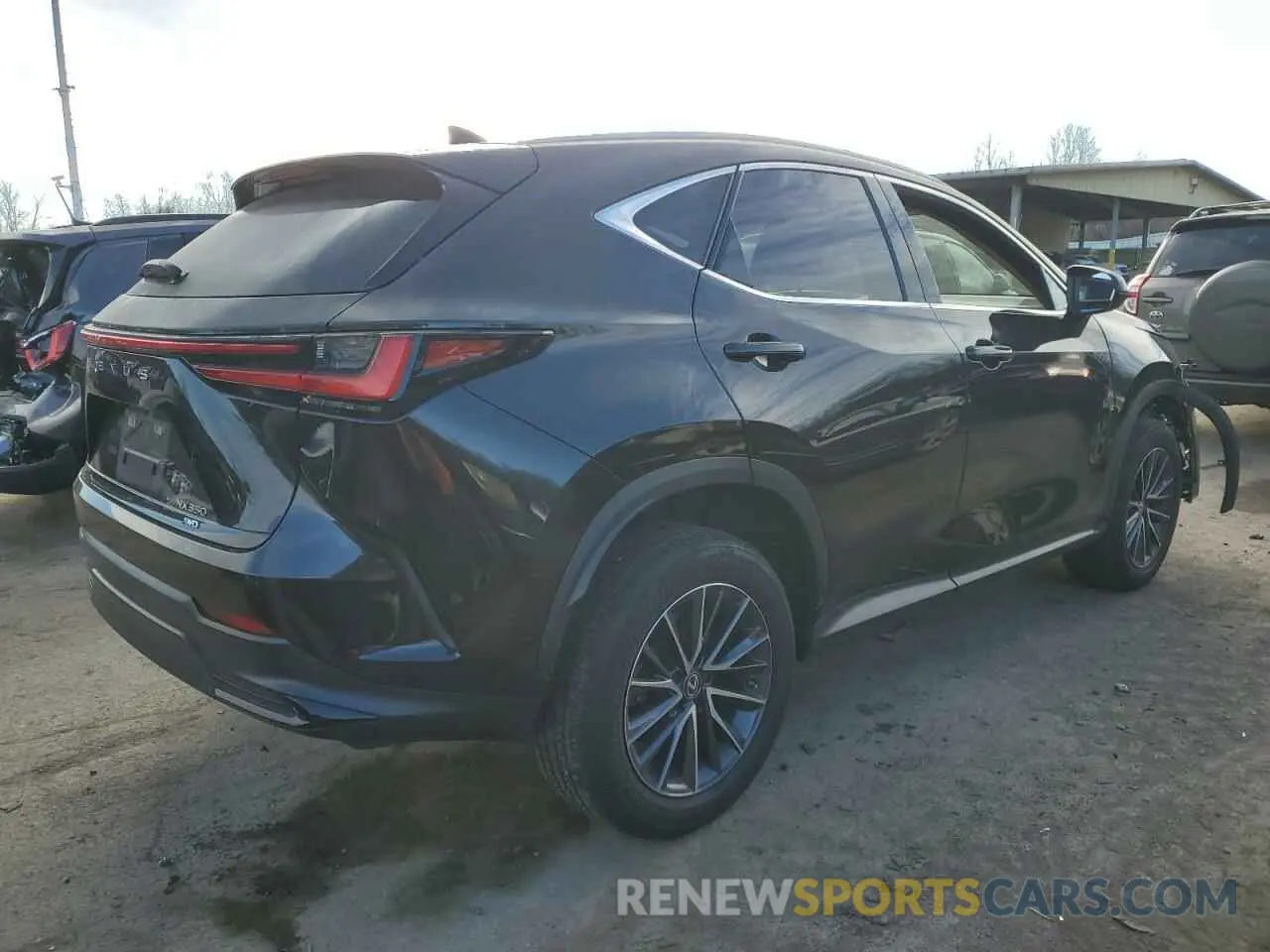 3 fotografías del automóvil dañado 2T2AGCEZ7NC003608 LEXUS NX 350 2022