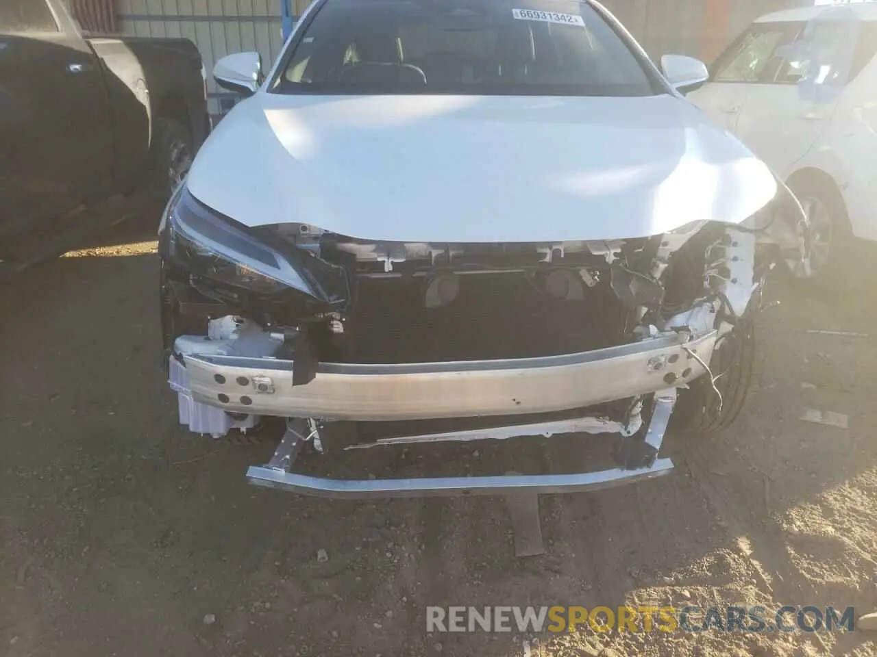 9 fotografías del automóvil dañado 2T2AGCEZ7NC011966 LEXUS NX 350 2022