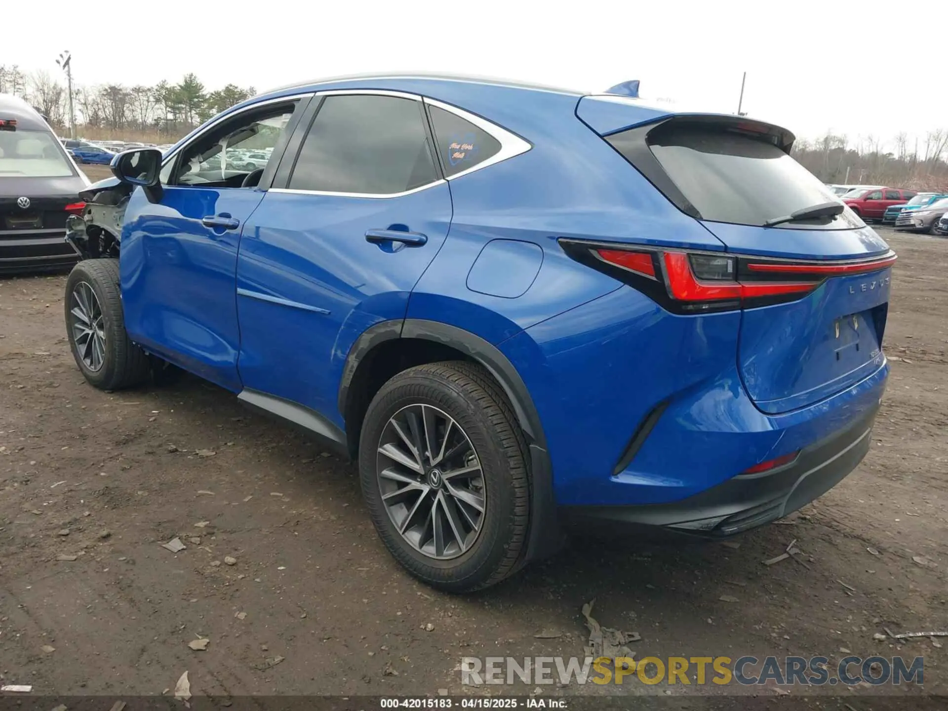 3 fotografías del automóvil dañado 2T2AGCEZ9NC014240 LEXUS NX 350 2022