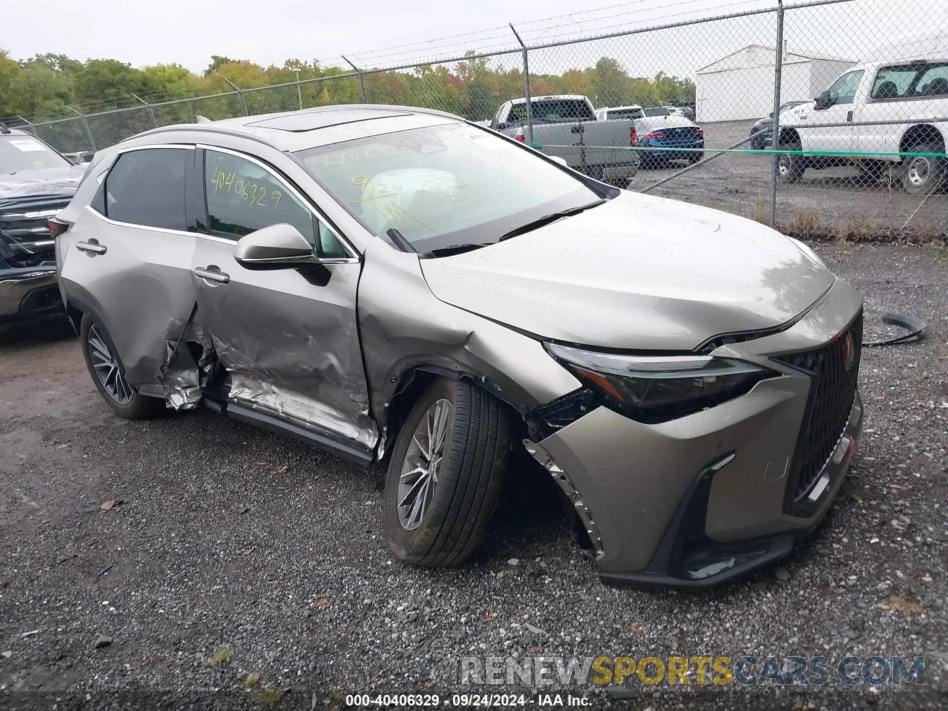 1 fotografías del automóvil dañado 2T2GGCEZ1NC005185 LEXUS NX 350 2022