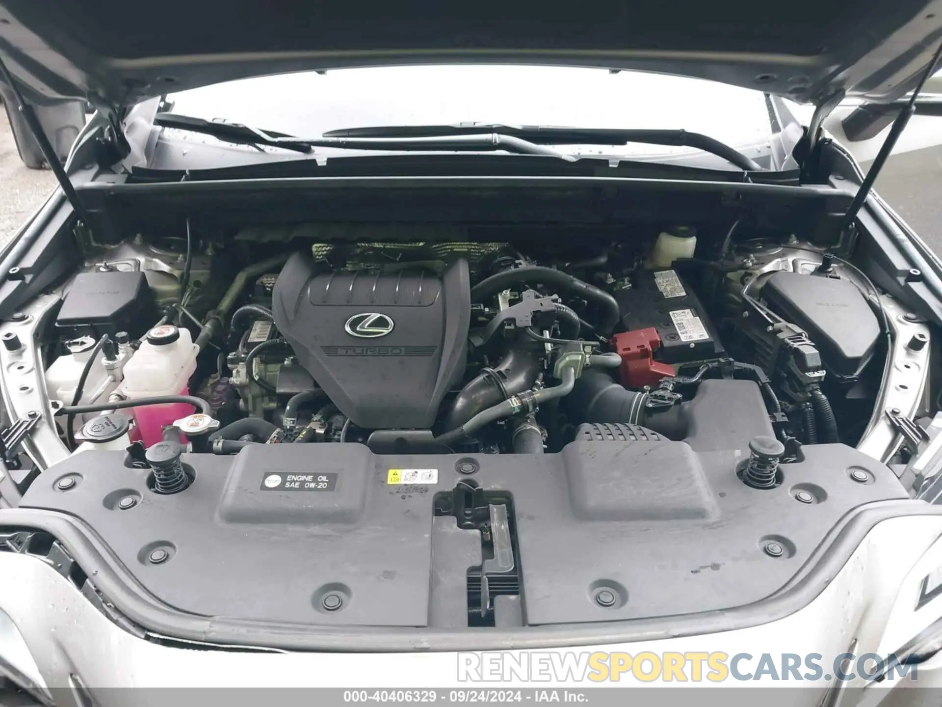 10 fotografías del automóvil dañado 2T2GGCEZ1NC005185 LEXUS NX 350 2022