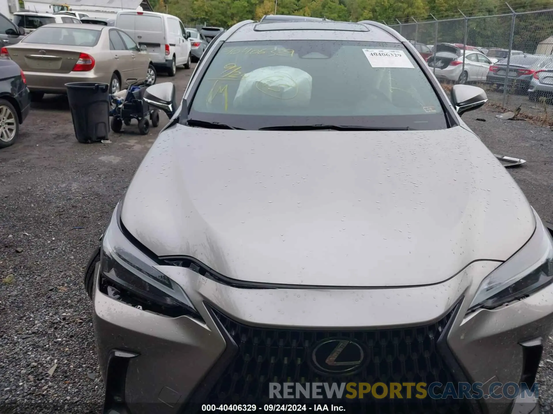 12 fotografías del automóvil dañado 2T2GGCEZ1NC005185 LEXUS NX 350 2022
