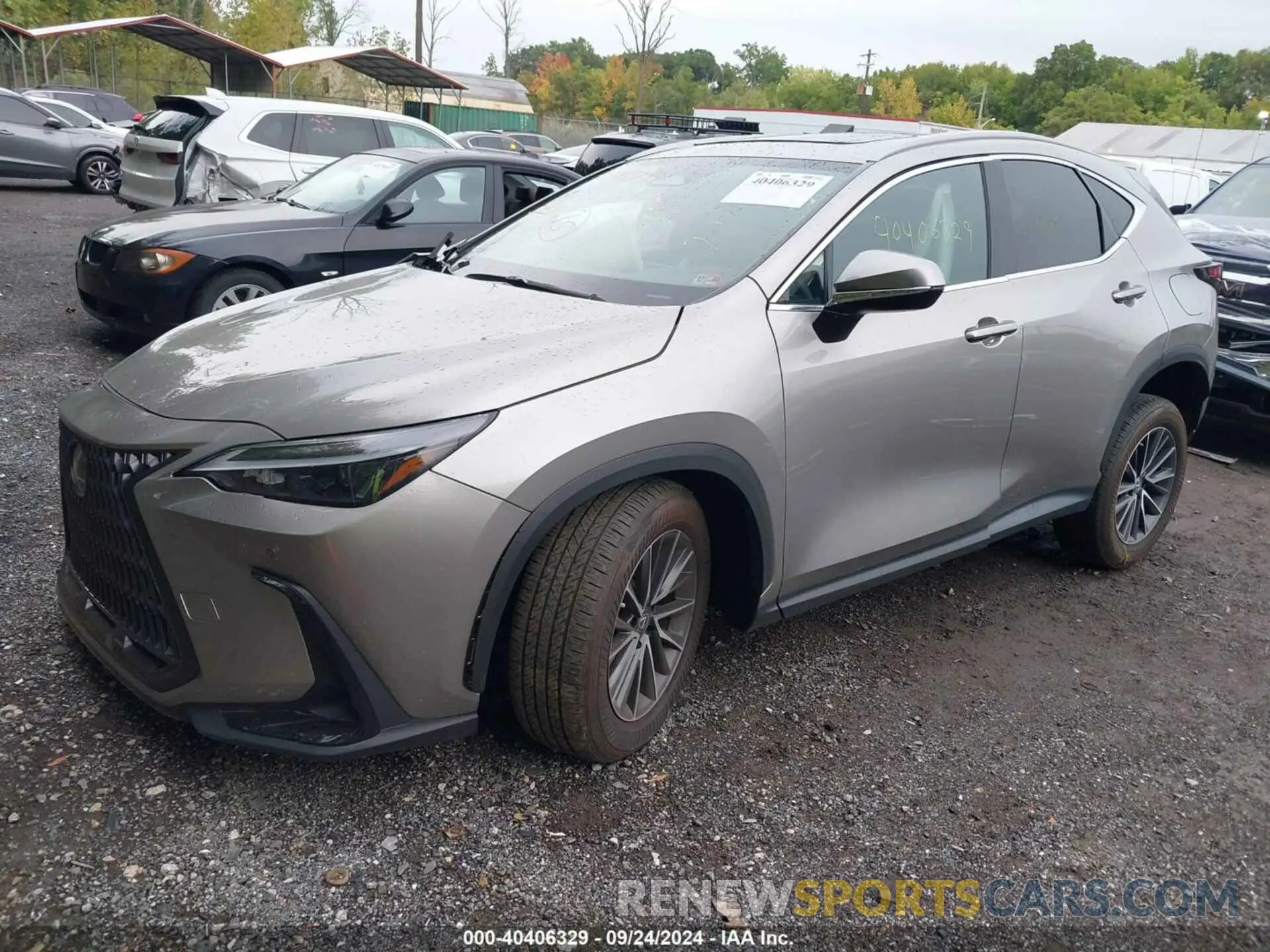 2 fotografías del automóvil dañado 2T2GGCEZ1NC005185 LEXUS NX 350 2022
