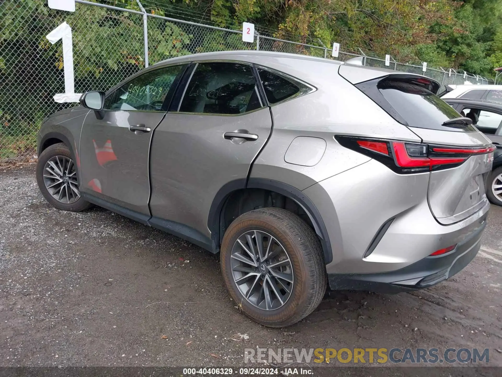 3 fotografías del automóvil dañado 2T2GGCEZ1NC005185 LEXUS NX 350 2022