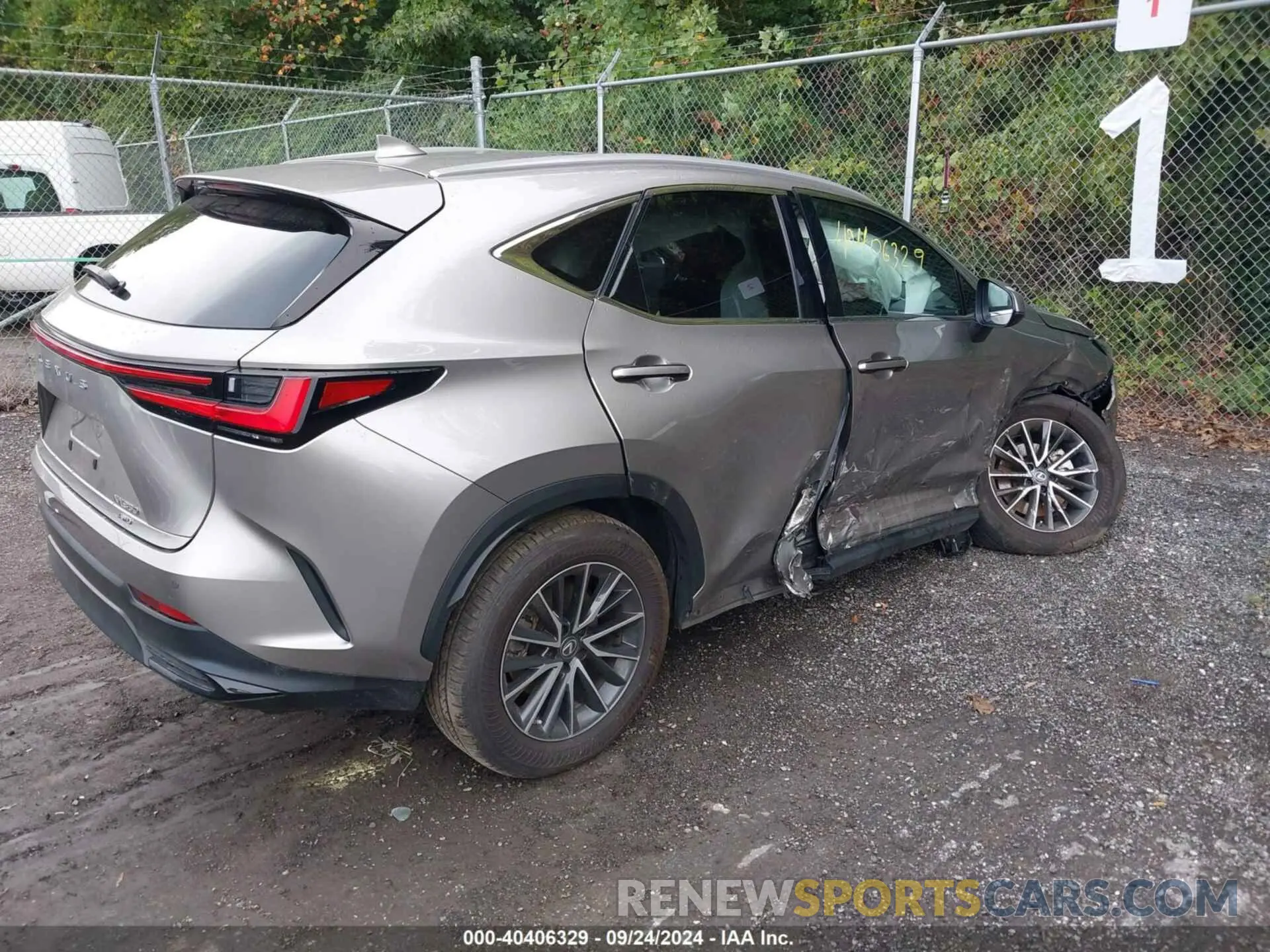4 fotografías del automóvil dañado 2T2GGCEZ1NC005185 LEXUS NX 350 2022