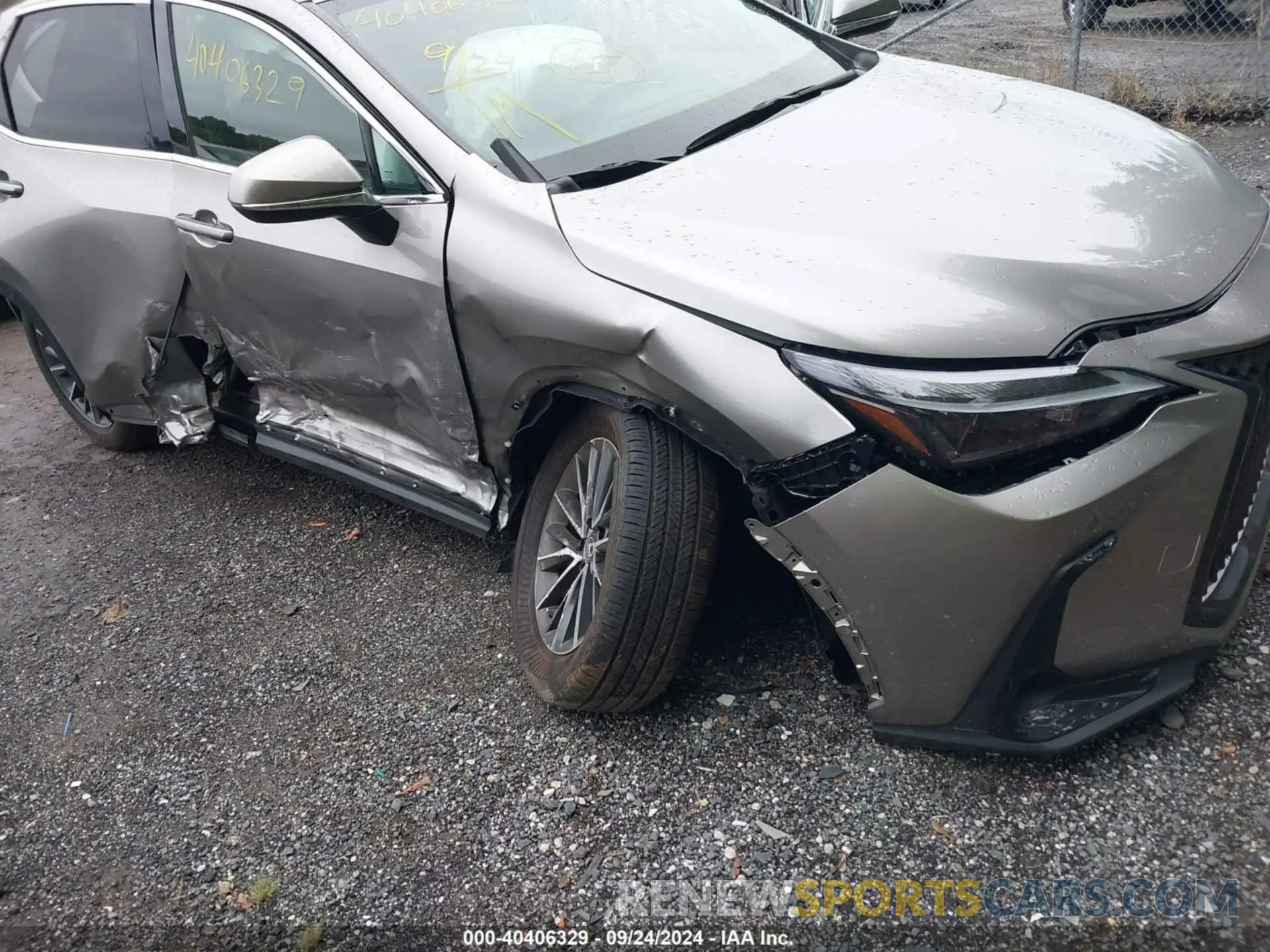 6 fotografías del automóvil dañado 2T2GGCEZ1NC005185 LEXUS NX 350 2022