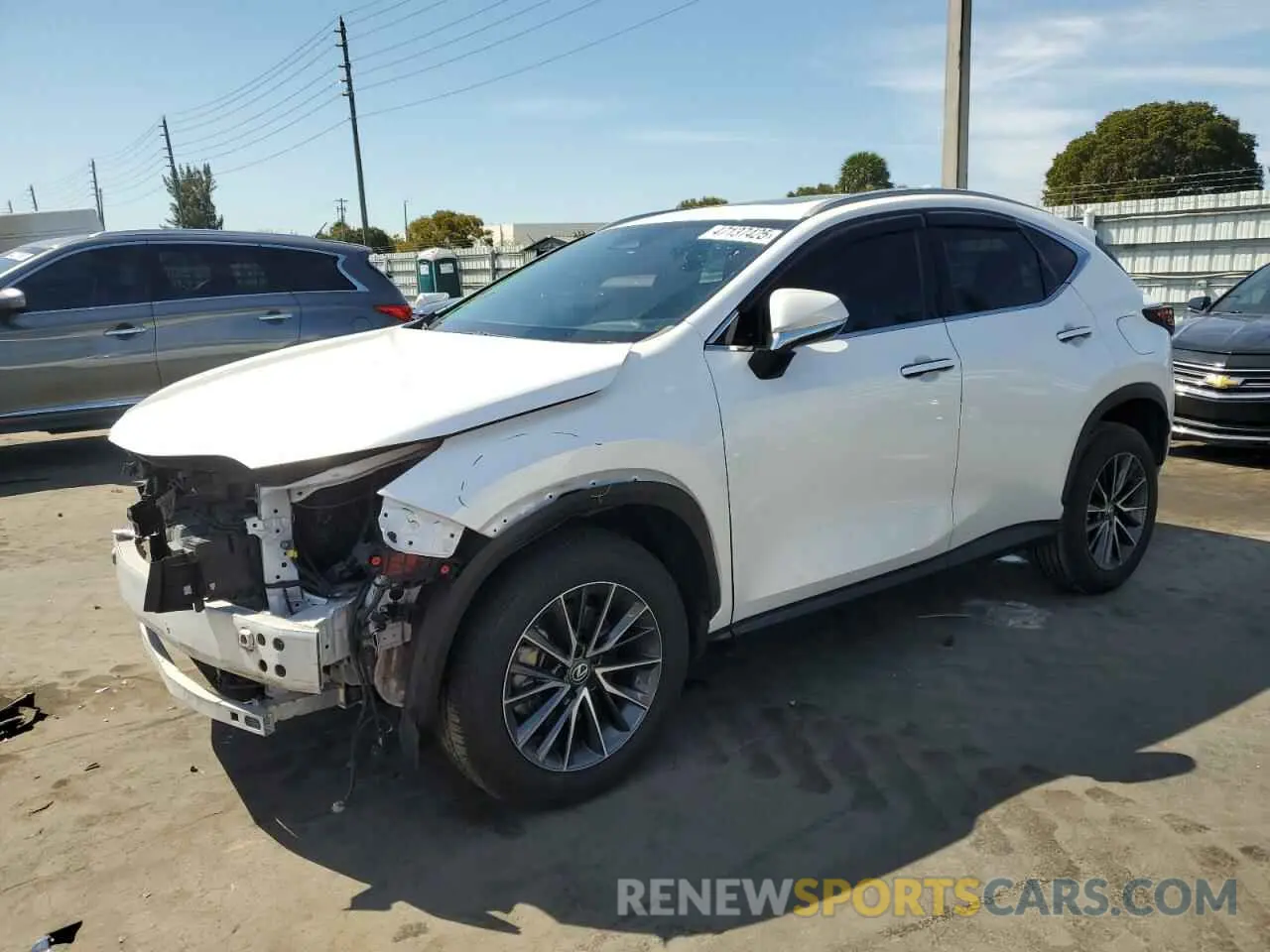 1 fotografías del automóvil dañado 2T2GGCEZ2NC005342 LEXUS NX 350 2022