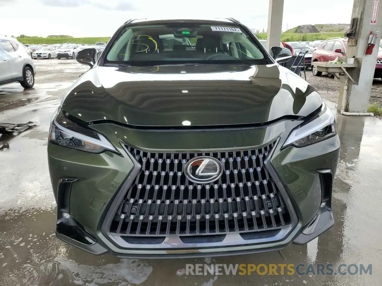 5 fotografías del automóvil dañado 2T2GGCEZ2NC012307 LEXUS NX 350 2022