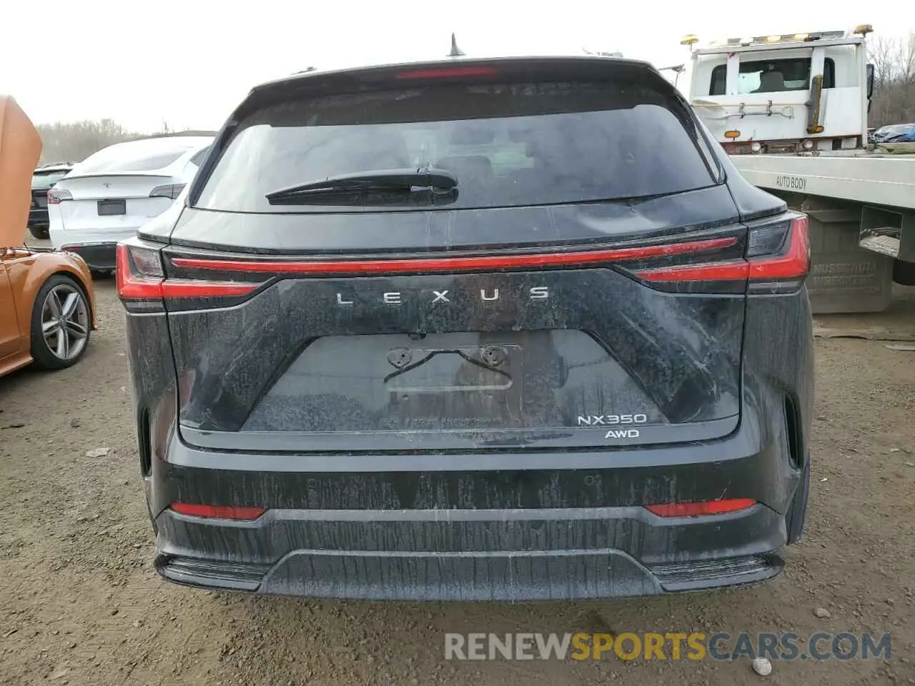 6 fotografías del automóvil dañado 2T2GGCEZ2NC015854 LEXUS NX 350 2022