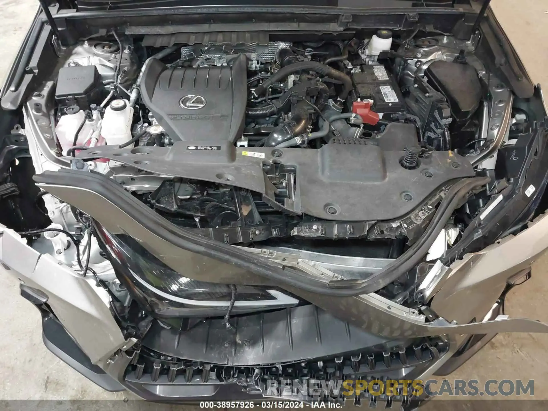 10 fotografías del automóvil dañado 2T2GGCEZ4NC004368 LEXUS NX 350 2022