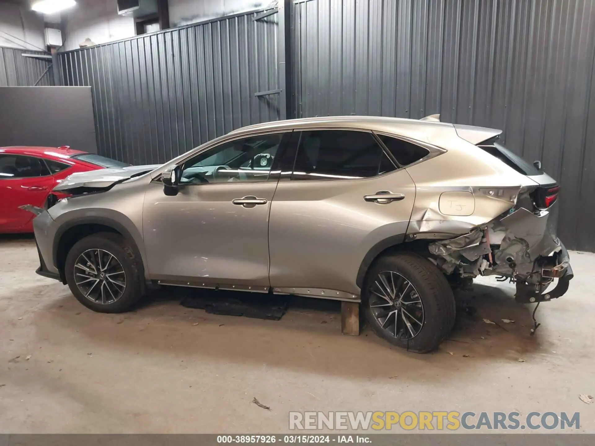 14 fotografías del automóvil dañado 2T2GGCEZ4NC004368 LEXUS NX 350 2022