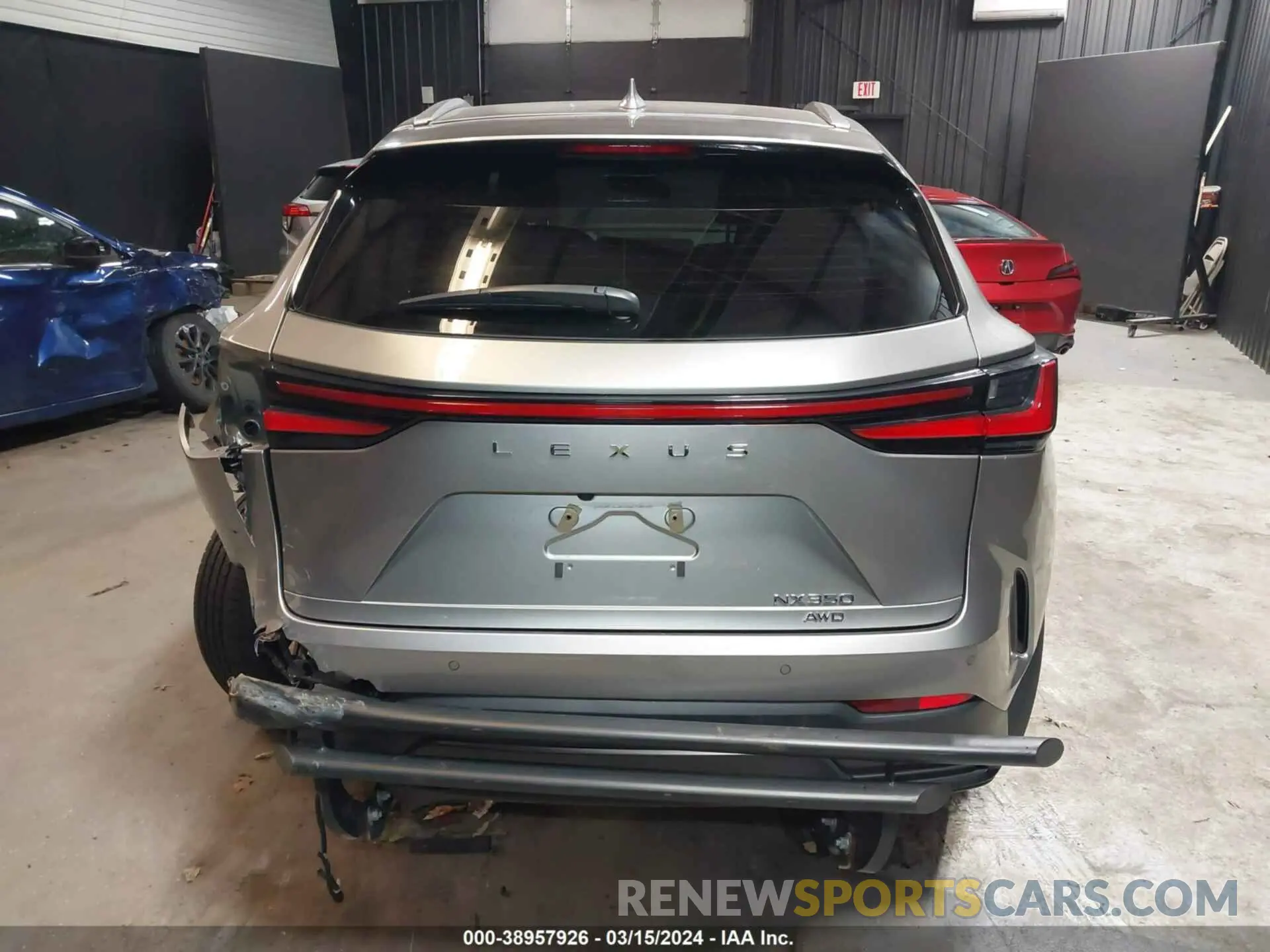 16 fotografías del automóvil dañado 2T2GGCEZ4NC004368 LEXUS NX 350 2022