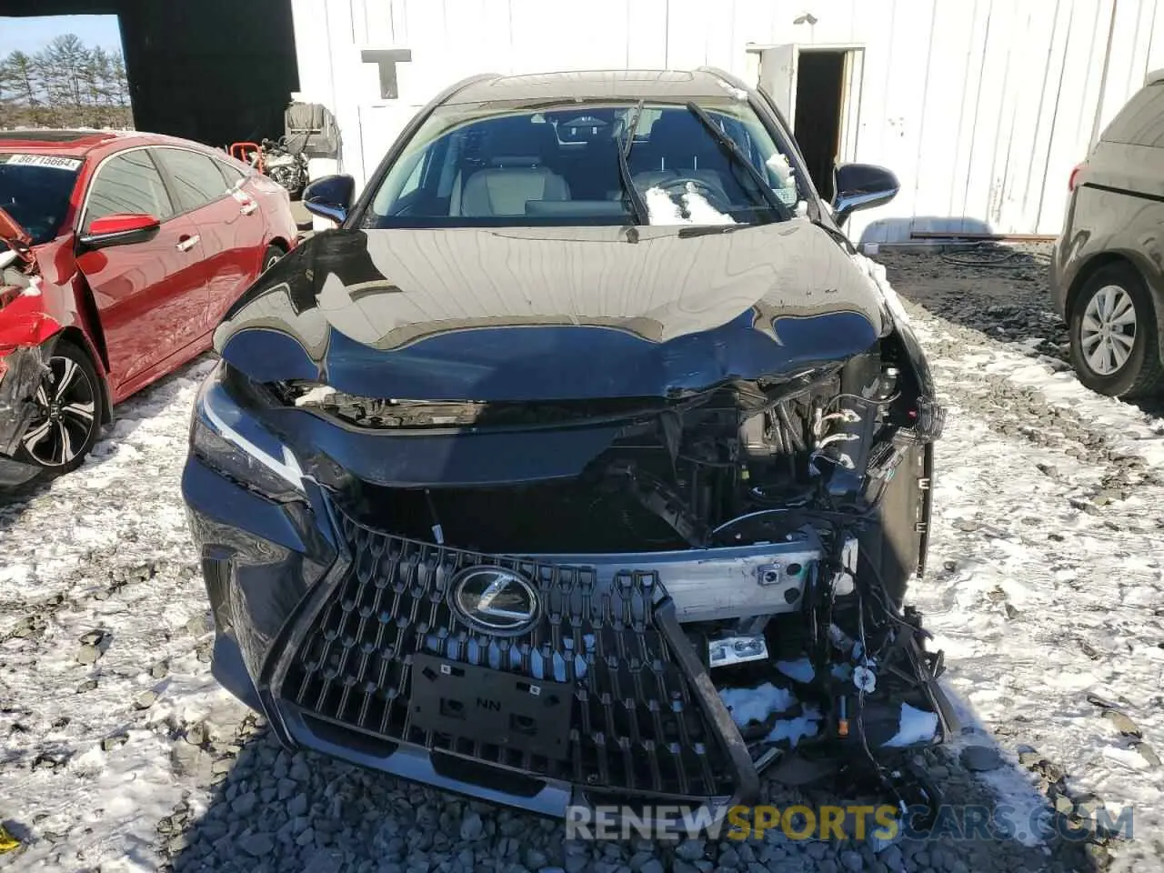 5 fotografías del automóvil dañado 2T2GGCEZ4NC014527 LEXUS NX 350 2022