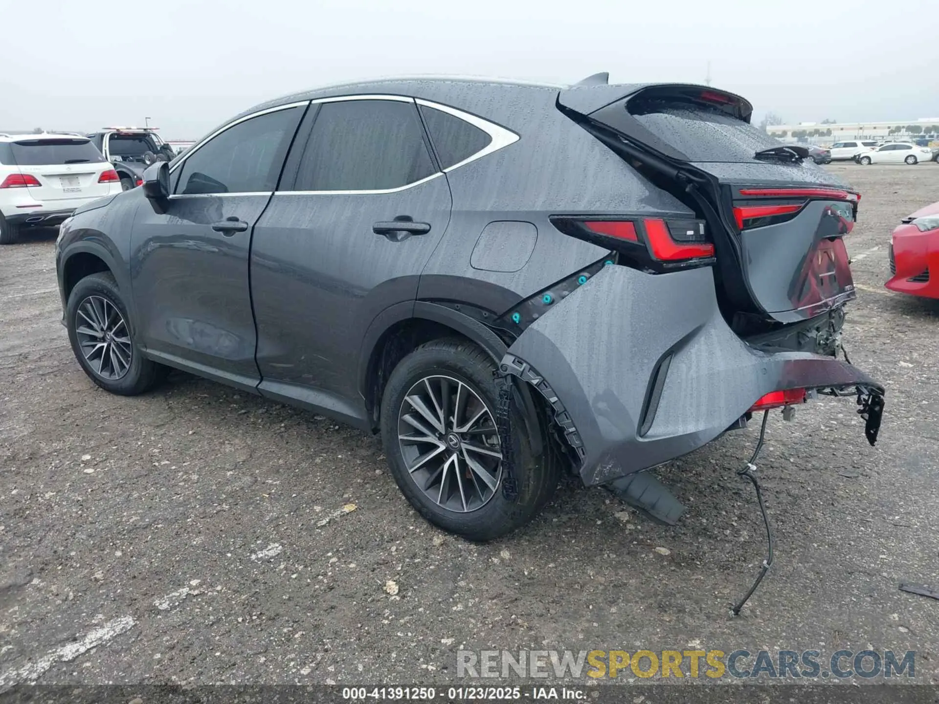 3 fotografías del automóvil dañado 2T2GGCEZ5NC015203 LEXUS NX 350 2022