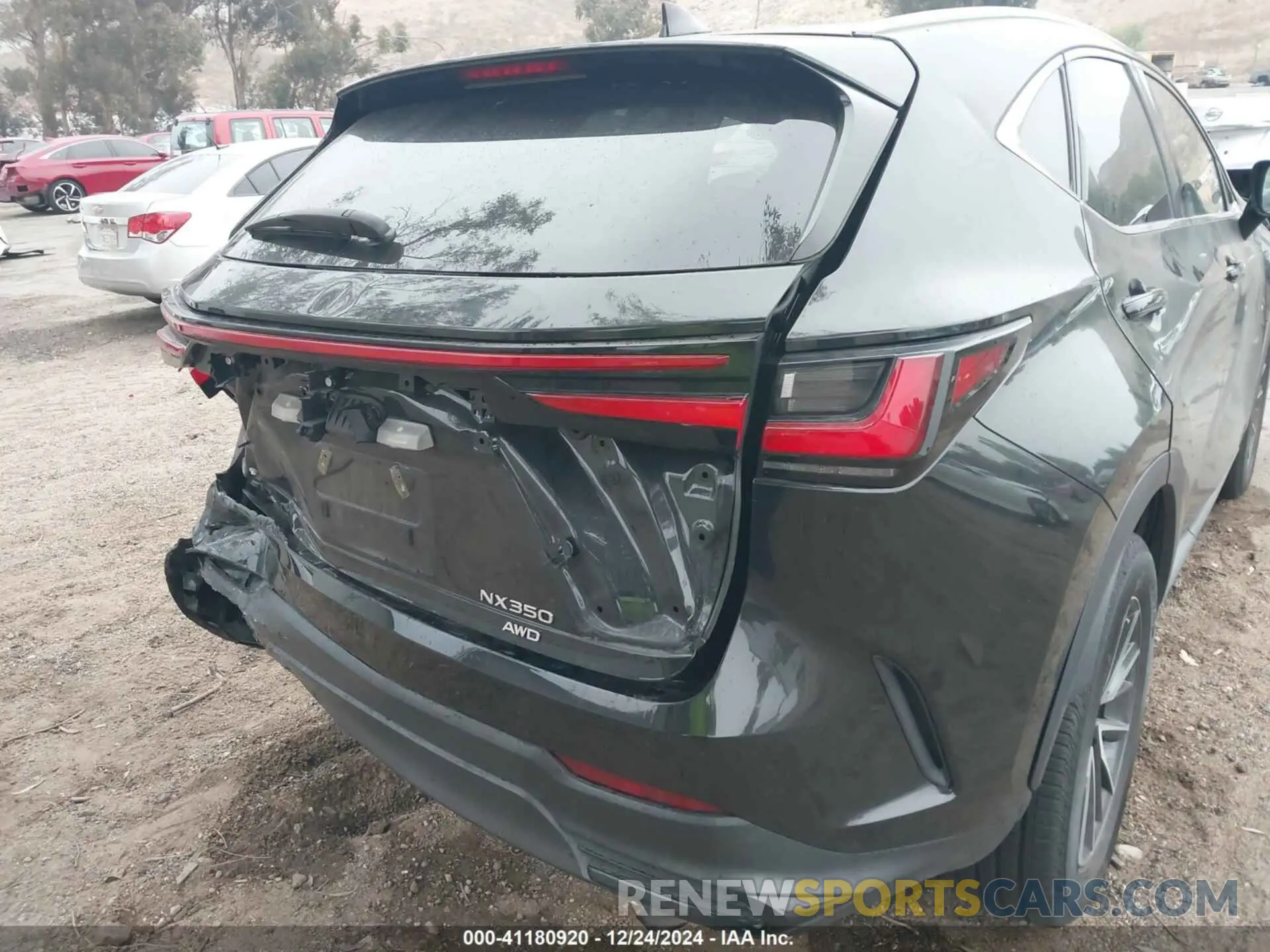 17 fotografías del automóvil dañado 2T2GGCEZ6NC003612 LEXUS NX 350 2022