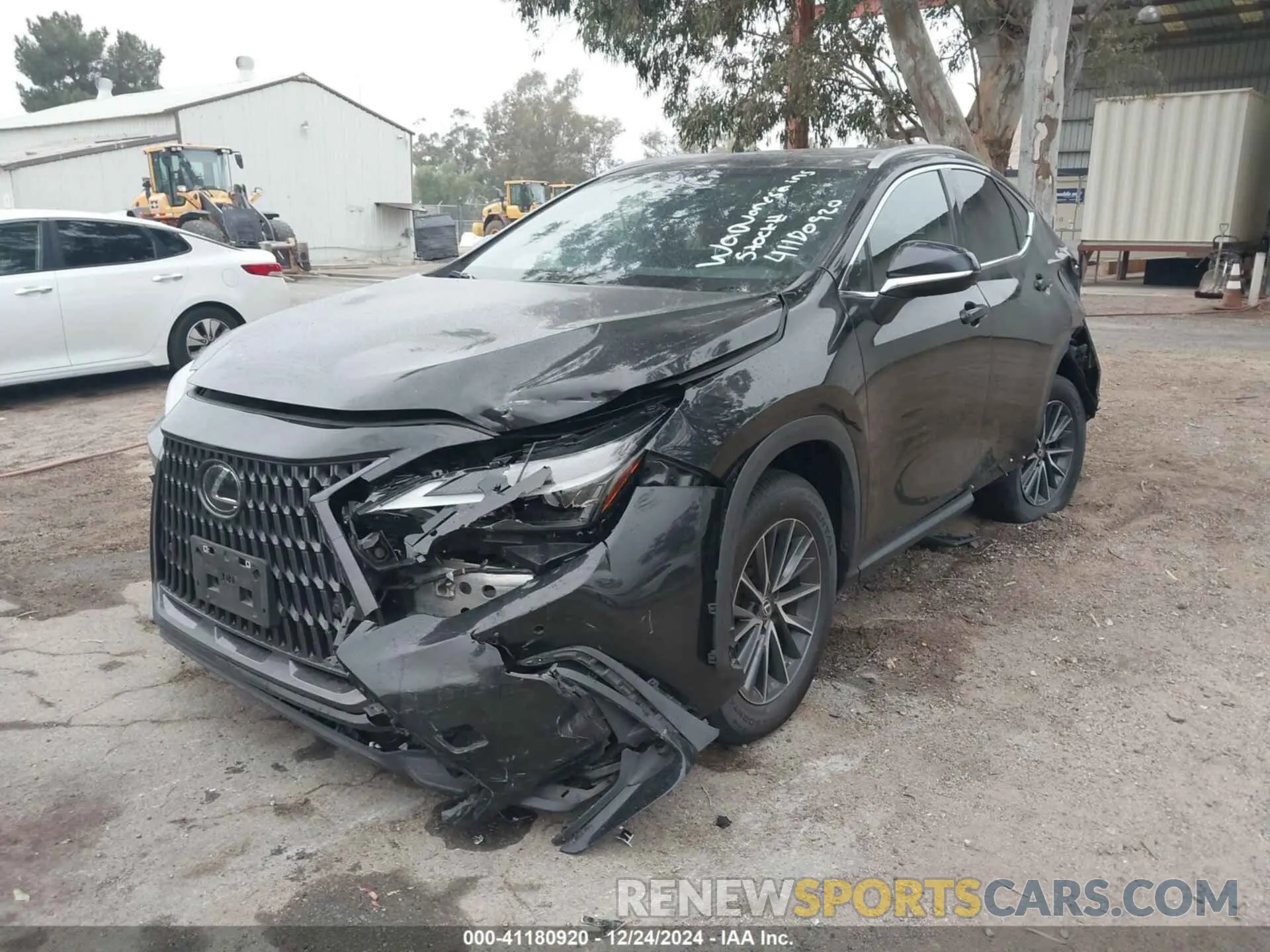 2 fotografías del automóvil dañado 2T2GGCEZ6NC003612 LEXUS NX 350 2022