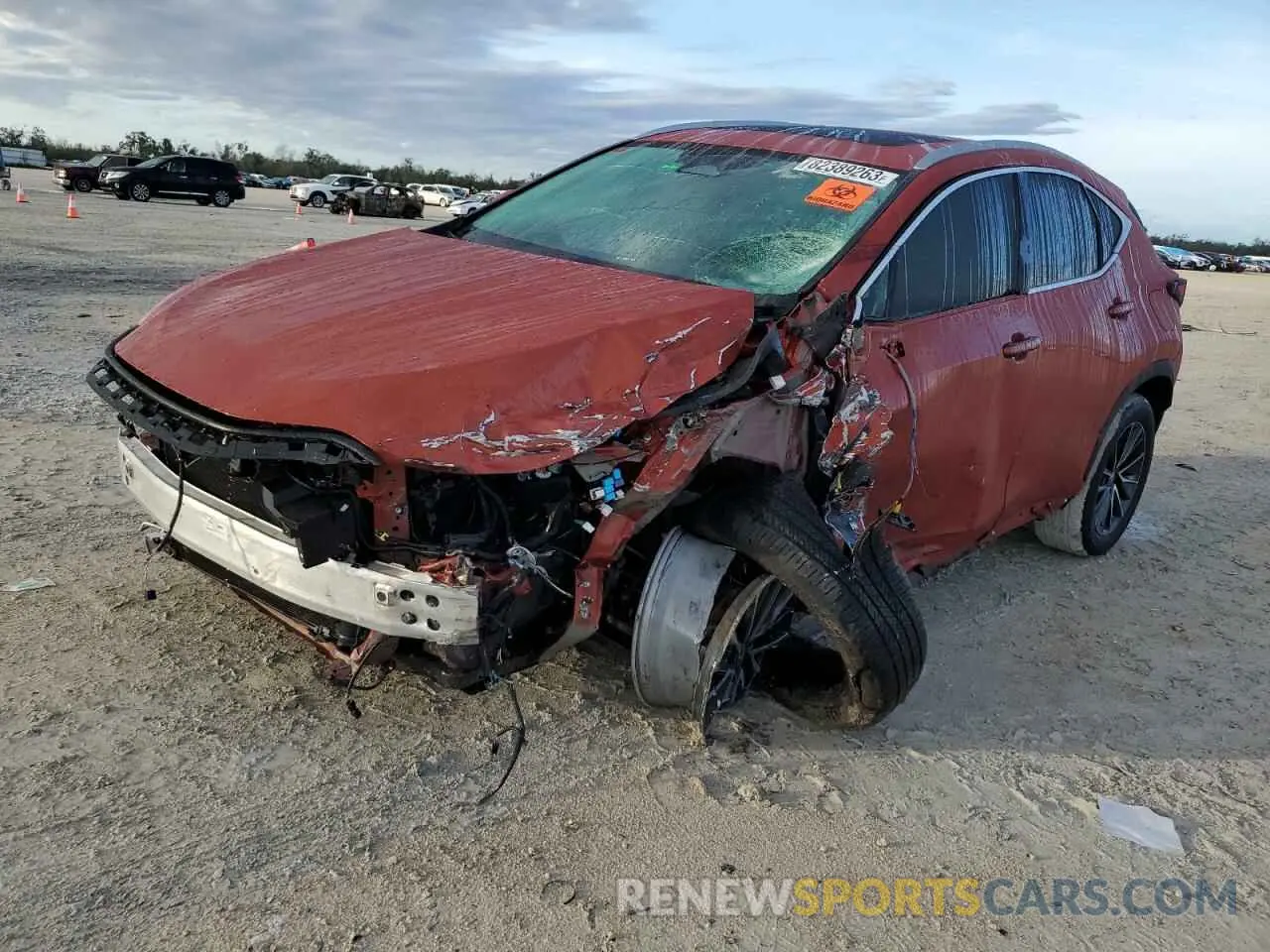 1 fotografías del automóvil dañado 2T2GGCEZ6NC009586 LEXUS NX 350 2022