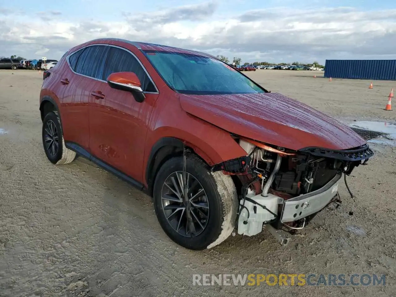 4 fotografías del automóvil dañado 2T2GGCEZ6NC009586 LEXUS NX 350 2022