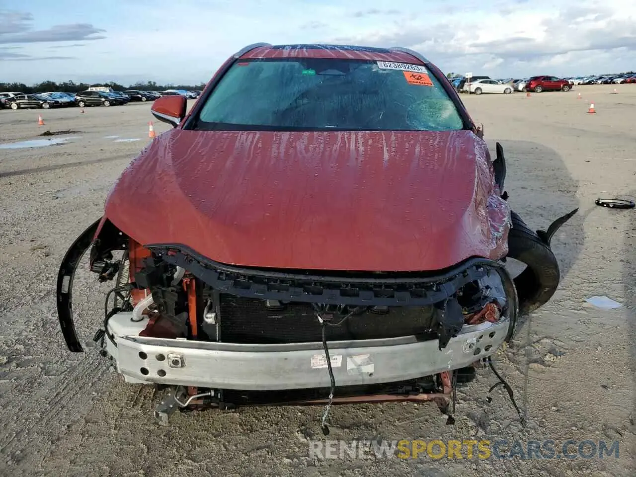 5 fotografías del automóvil dañado 2T2GGCEZ6NC009586 LEXUS NX 350 2022