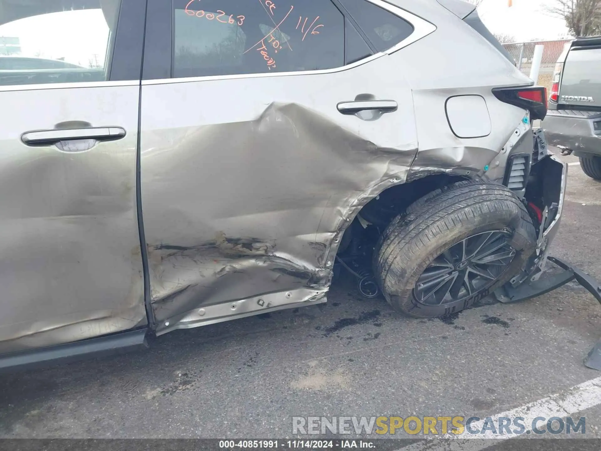 18 fotografías del automóvil dañado 2T2GGCEZ7NC008723 LEXUS NX 350 2022