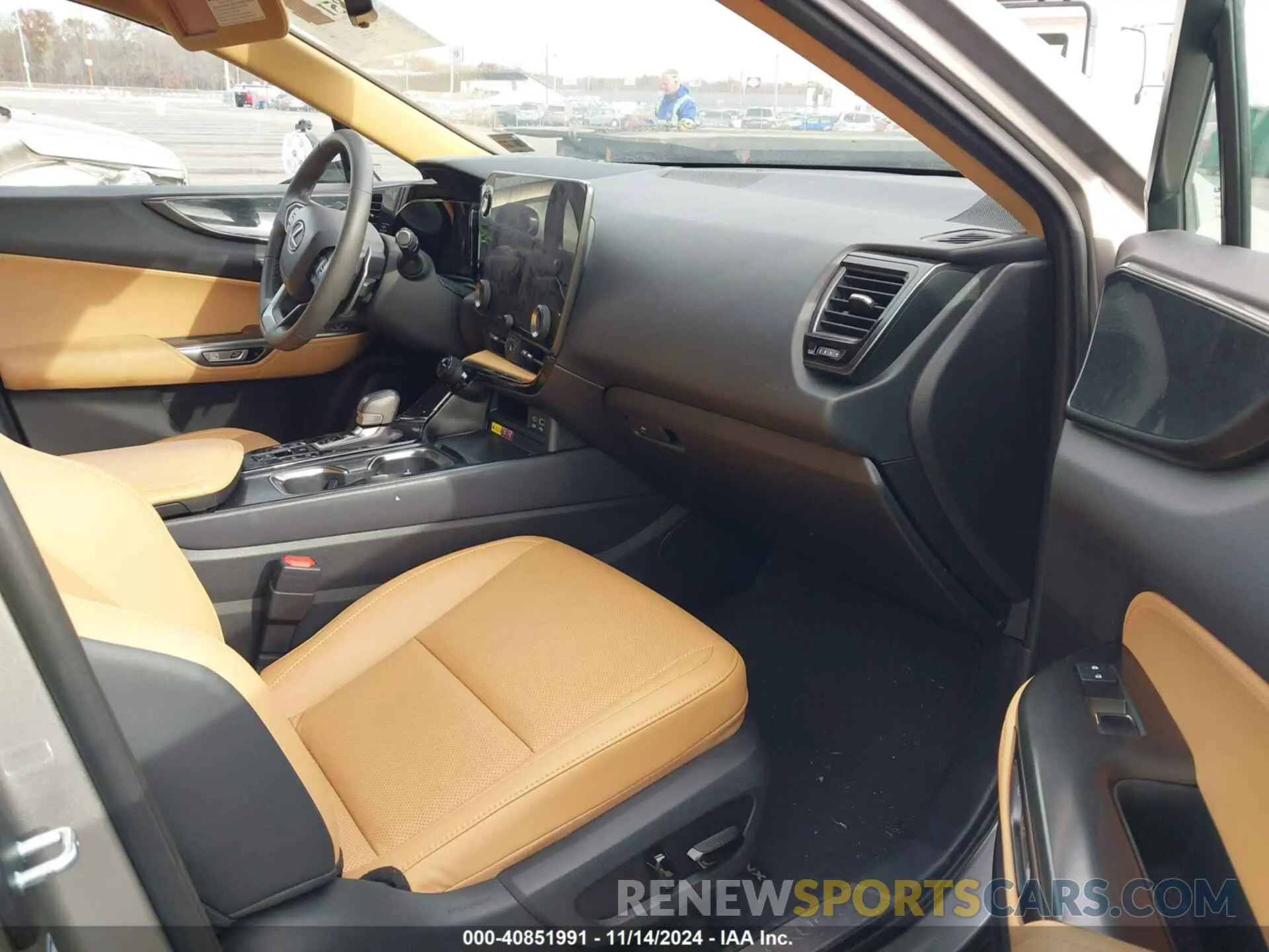 5 fotografías del automóvil dañado 2T2GGCEZ7NC008723 LEXUS NX 350 2022