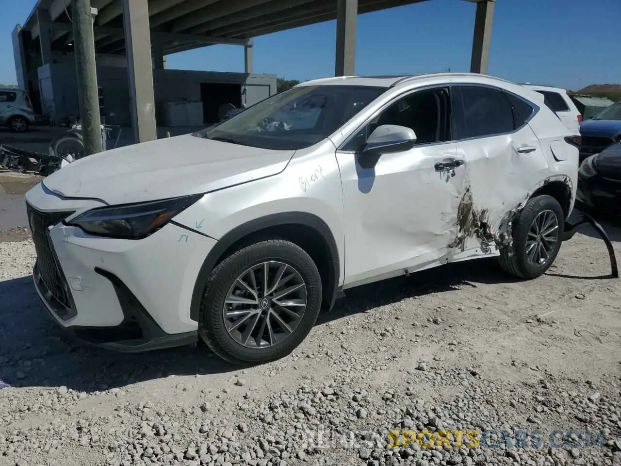 1 fotografías del automóvil dañado 2T2GGCEZ7NC013064 LEXUS NX 350 2022