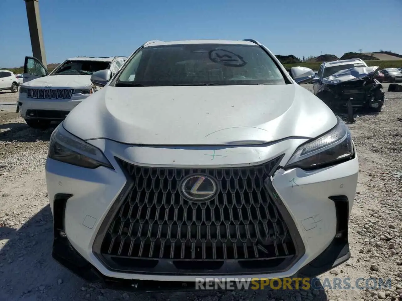 5 fotografías del automóvil dañado 2T2GGCEZ7NC013064 LEXUS NX 350 2022