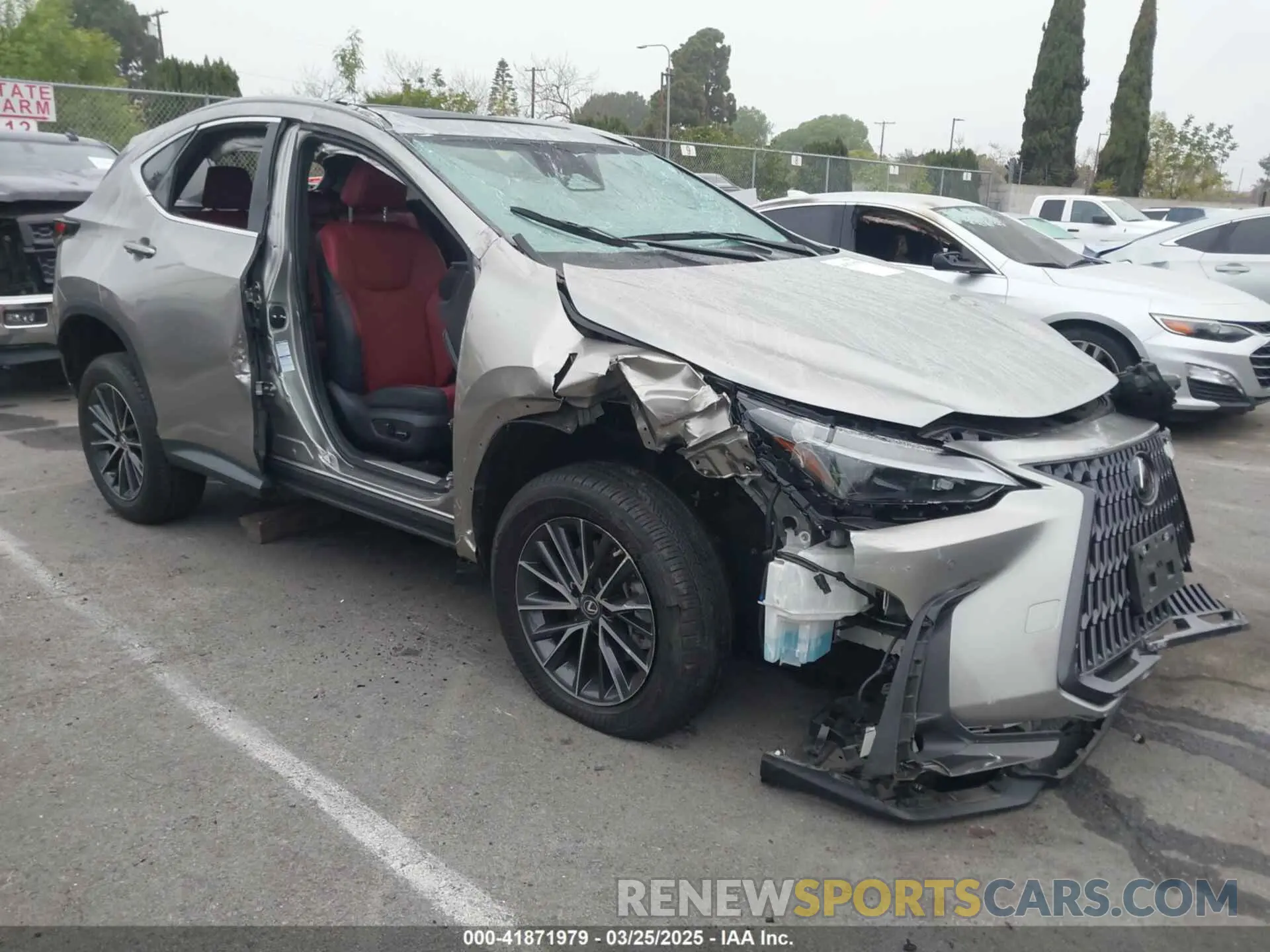 1 fotografías del automóvil dañado 2T2GGCEZ8NC002364 LEXUS NX 350 2022