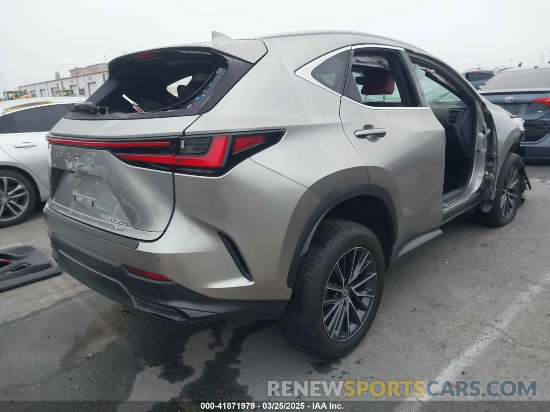 4 fotografías del automóvil dañado 2T2GGCEZ8NC002364 LEXUS NX 350 2022