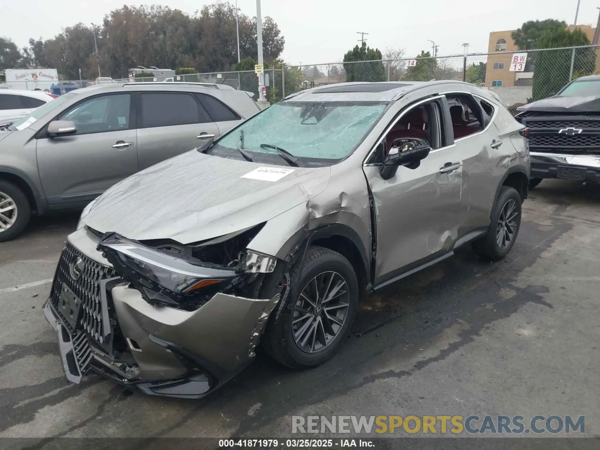 6 fotografías del automóvil dañado 2T2GGCEZ8NC002364 LEXUS NX 350 2022