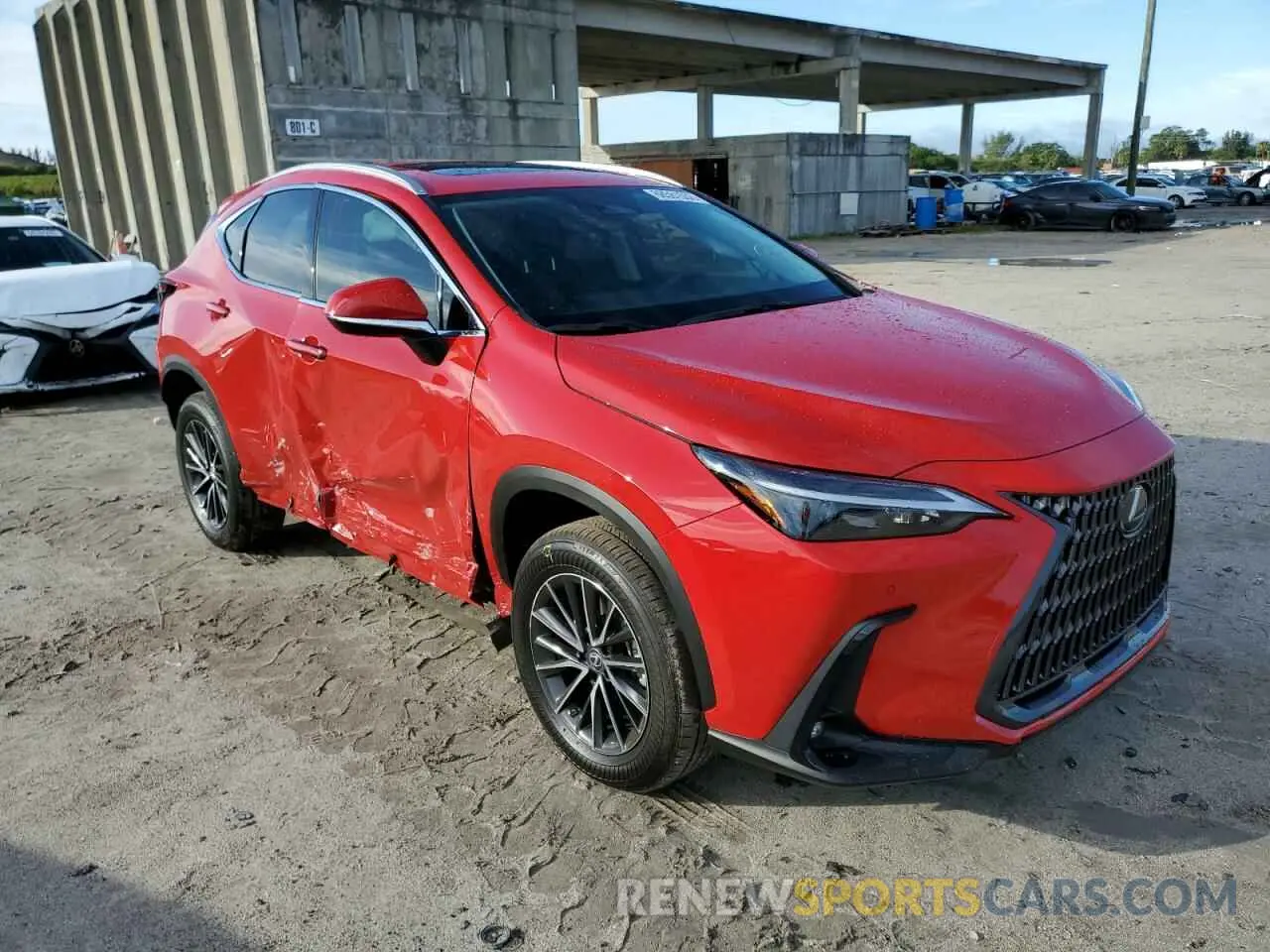 4 fotografías del automóvil dañado 2T2GGCEZ8NC008536 LEXUS NX 350 2022