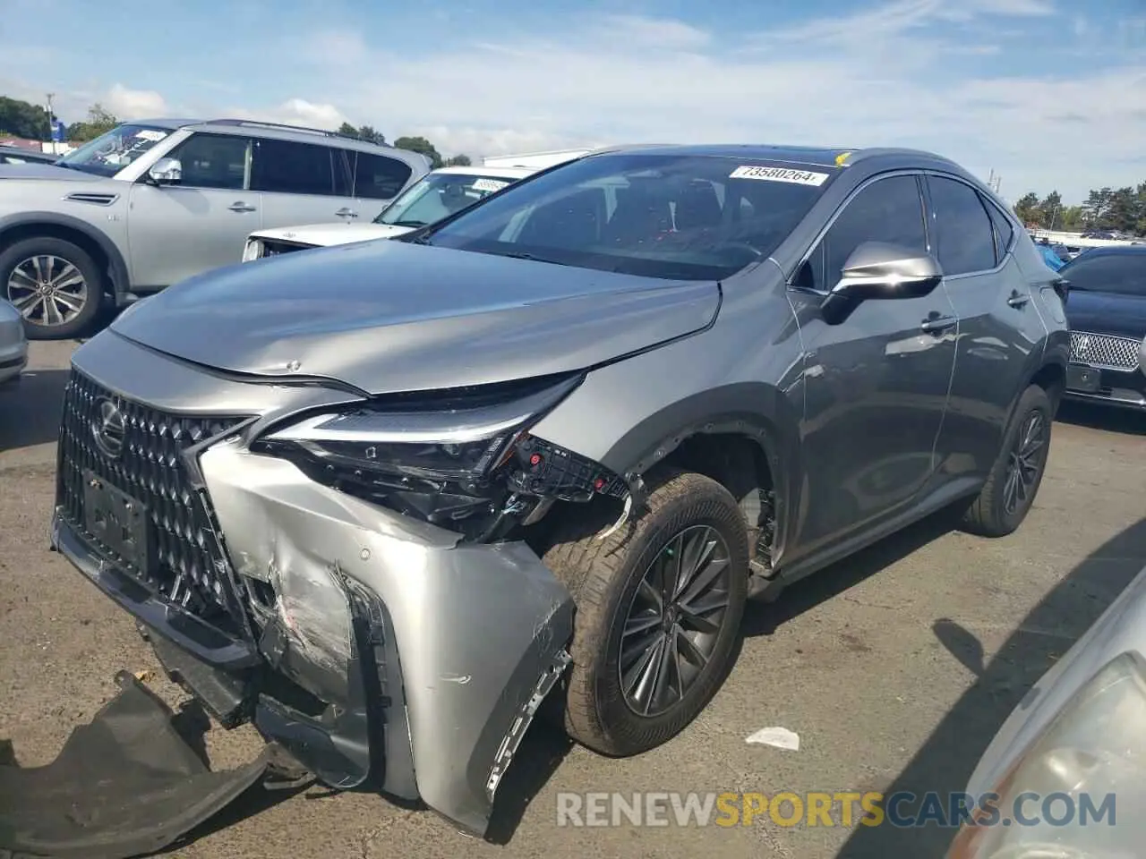 1 fotografías del automóvil dañado 2T2GGCEZ9NC006150 LEXUS NX 350 2022