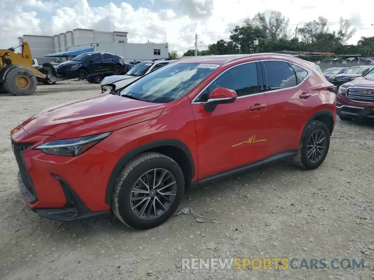 1 fotografías del automóvil dañado 2T2GGCEZ9NC009632 LEXUS NX 350 2022