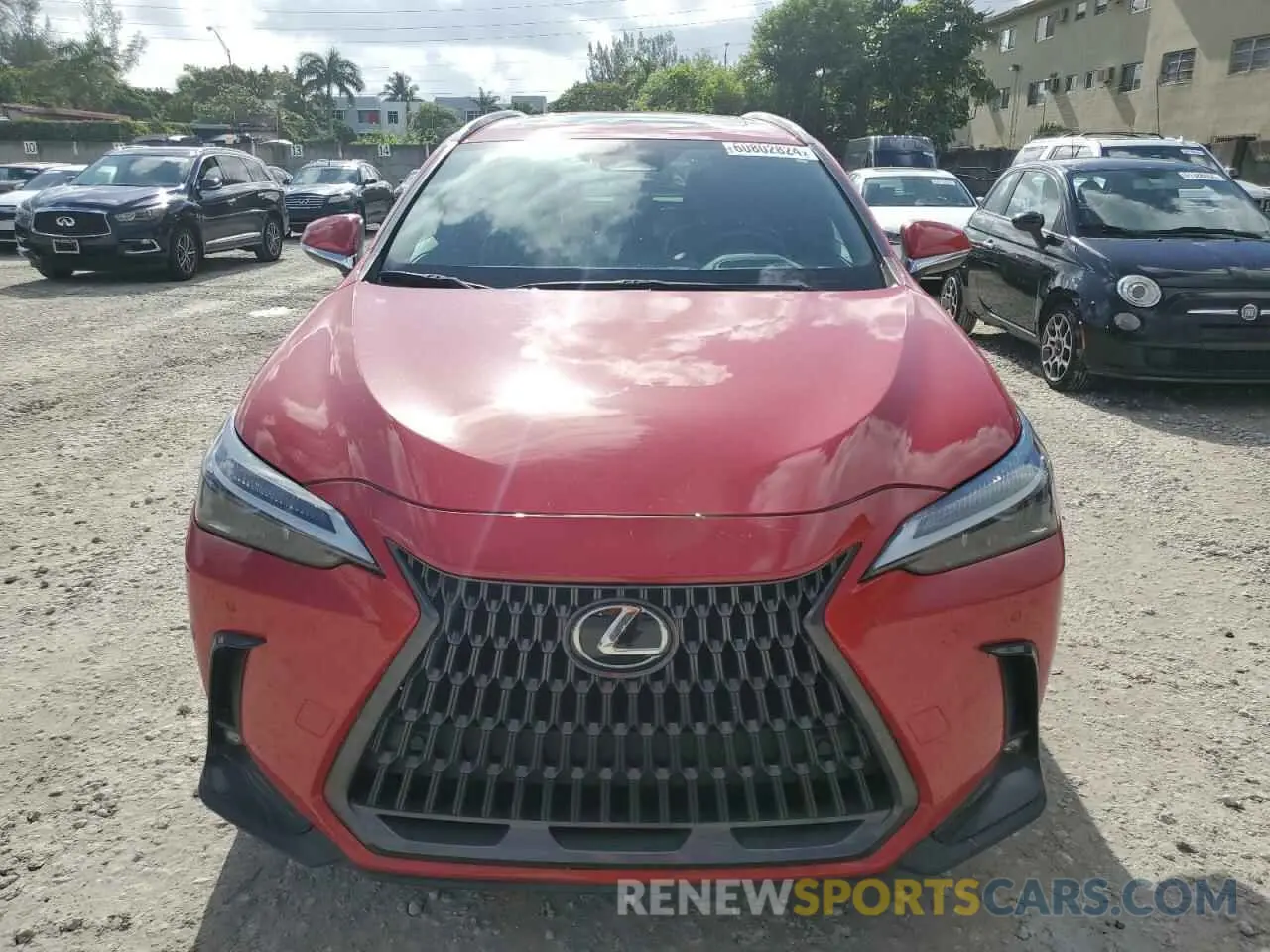 5 fotografías del automóvil dañado 2T2GGCEZ9NC009632 LEXUS NX 350 2022