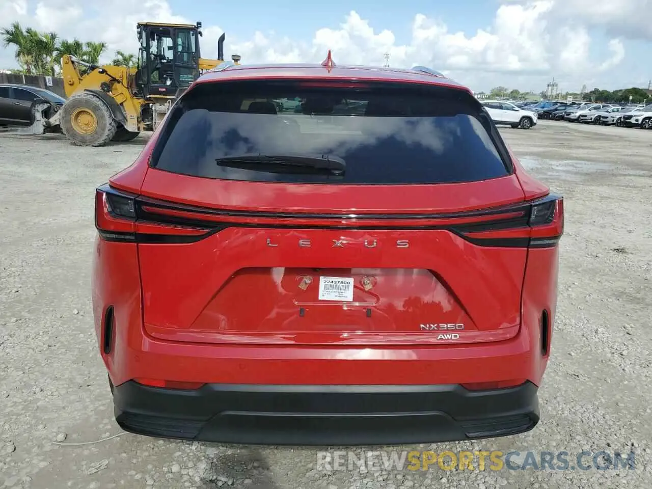 6 fotografías del automóvil dañado 2T2GGCEZ9NC009632 LEXUS NX 350 2022