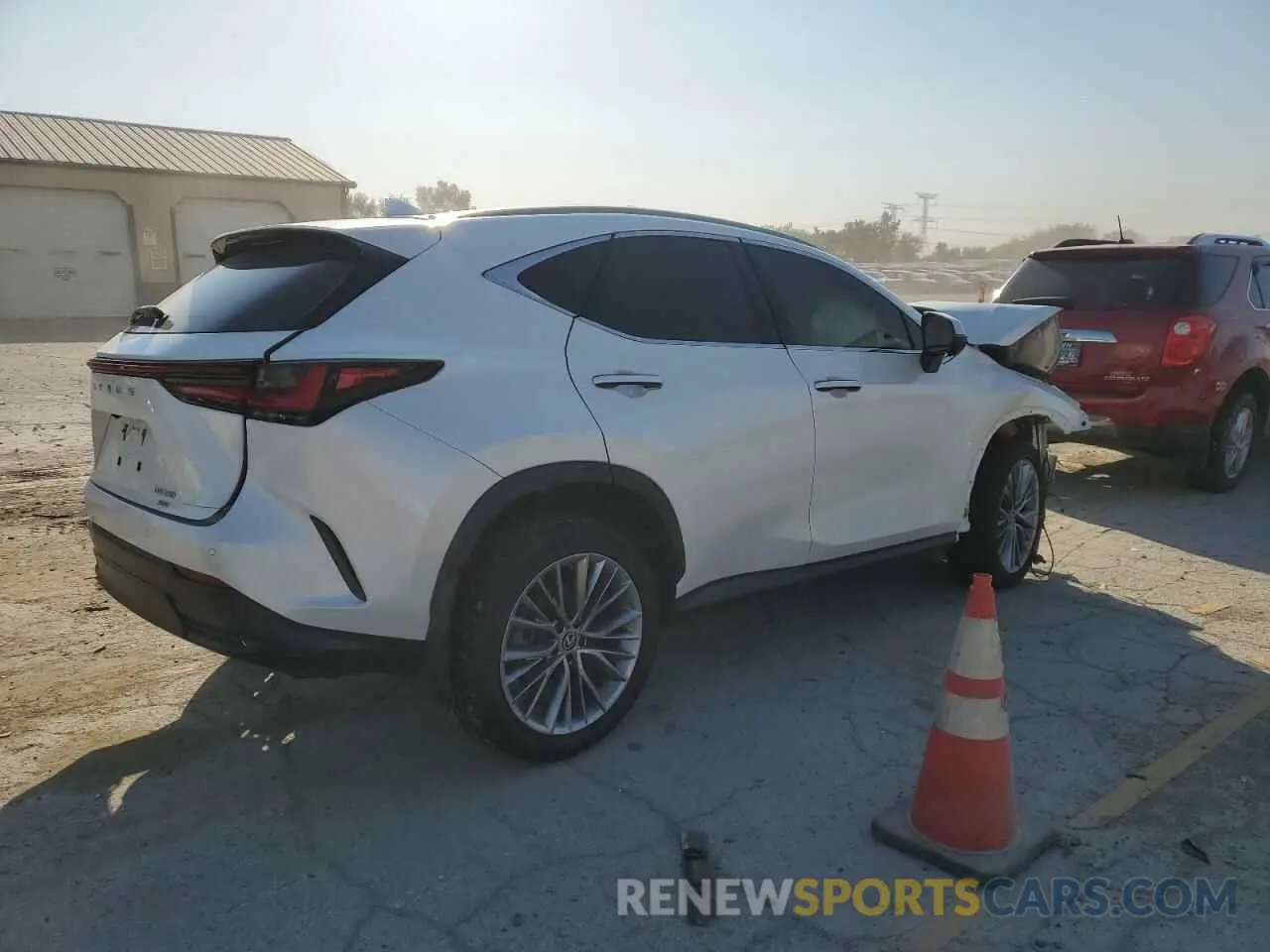 3 fotografías del automóvil dañado 2T2GGCEZXNC002298 LEXUS NX 350 2022