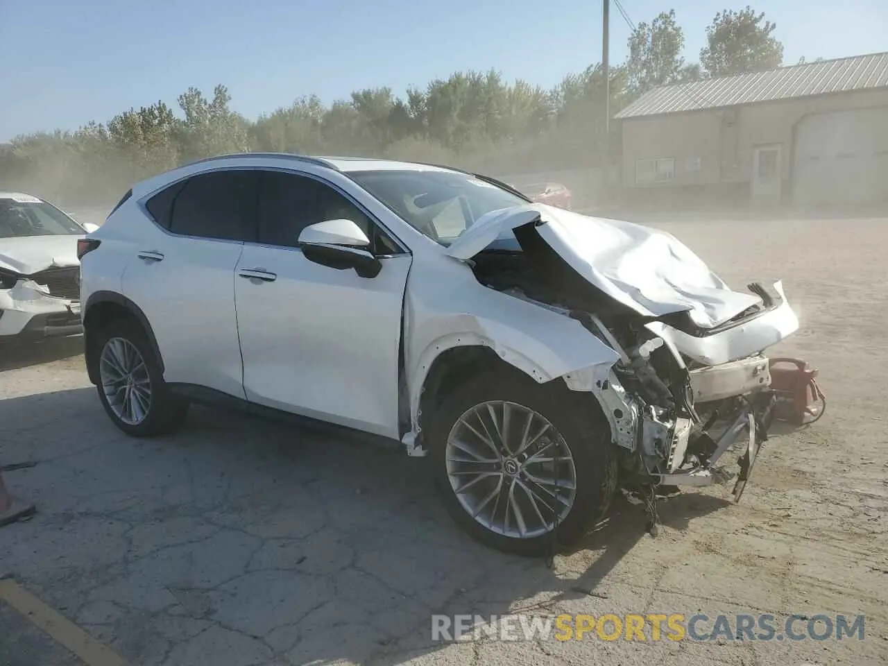 4 fotografías del automóvil dañado 2T2GGCEZXNC002298 LEXUS NX 350 2022