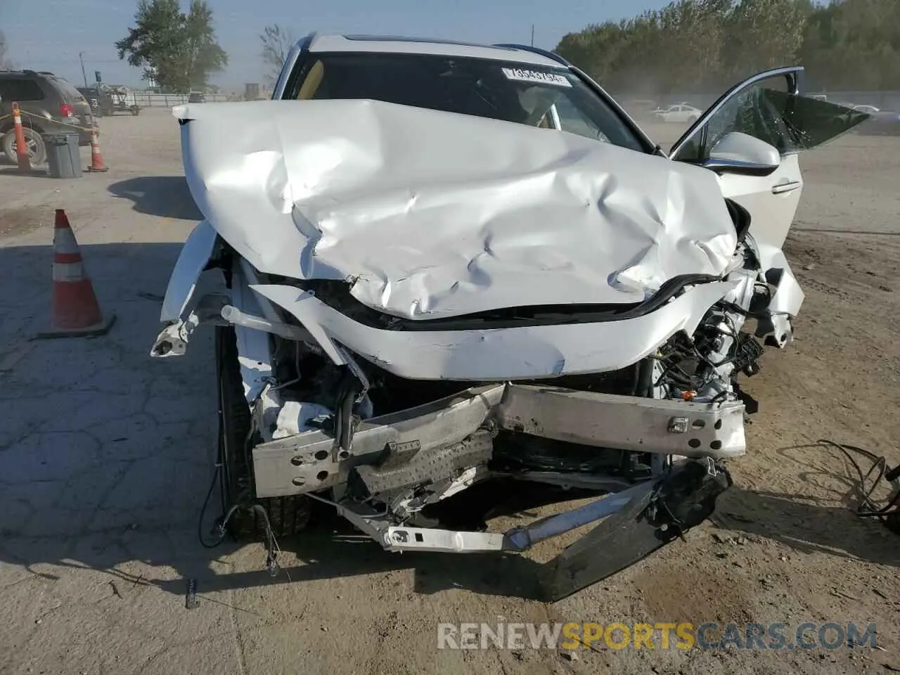 5 fotografías del automóvil dañado 2T2GGCEZXNC002298 LEXUS NX 350 2022