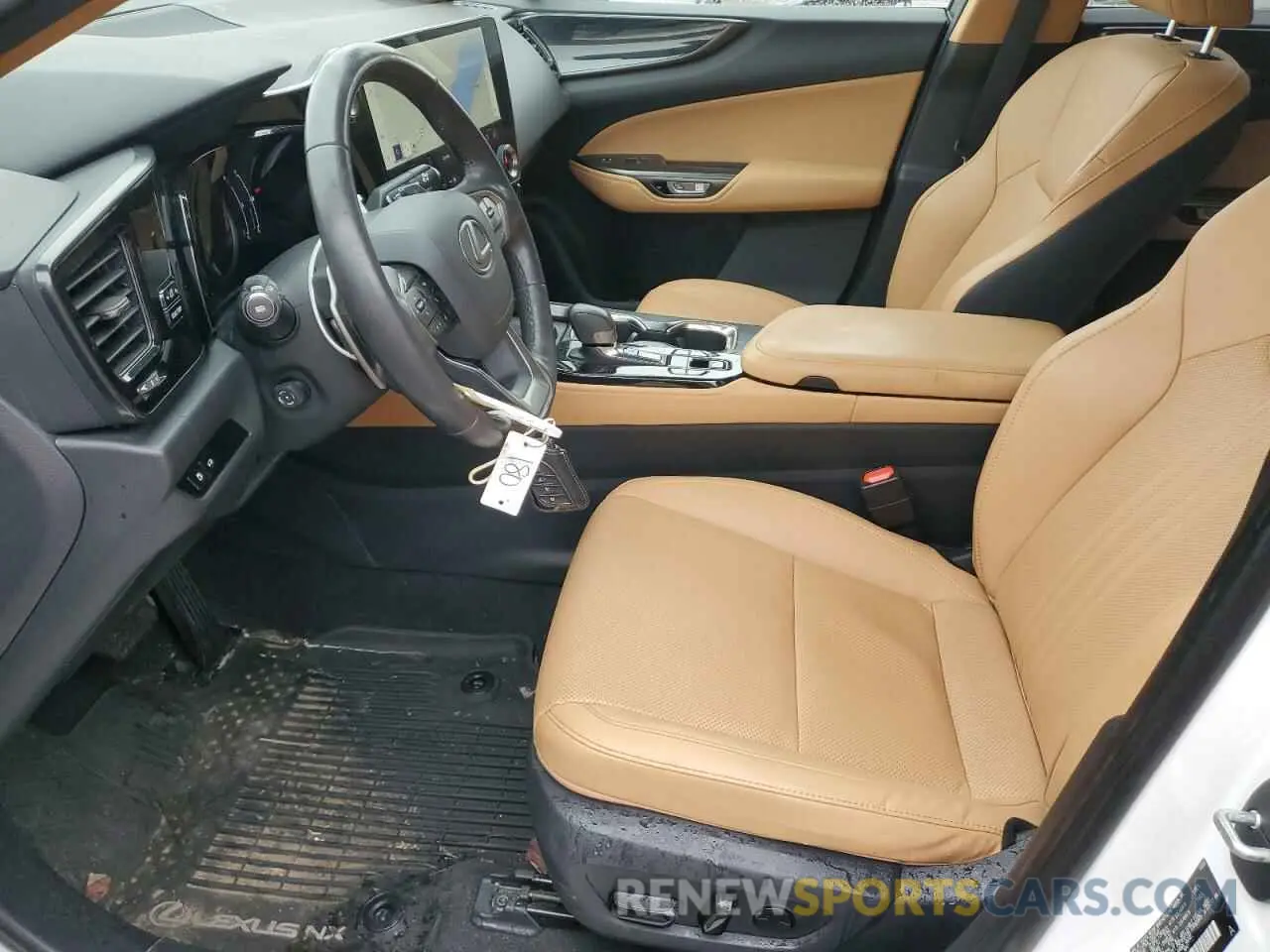 7 fotografías del automóvil dañado 2T2GGCEZXNC002950 LEXUS NX 350 2022