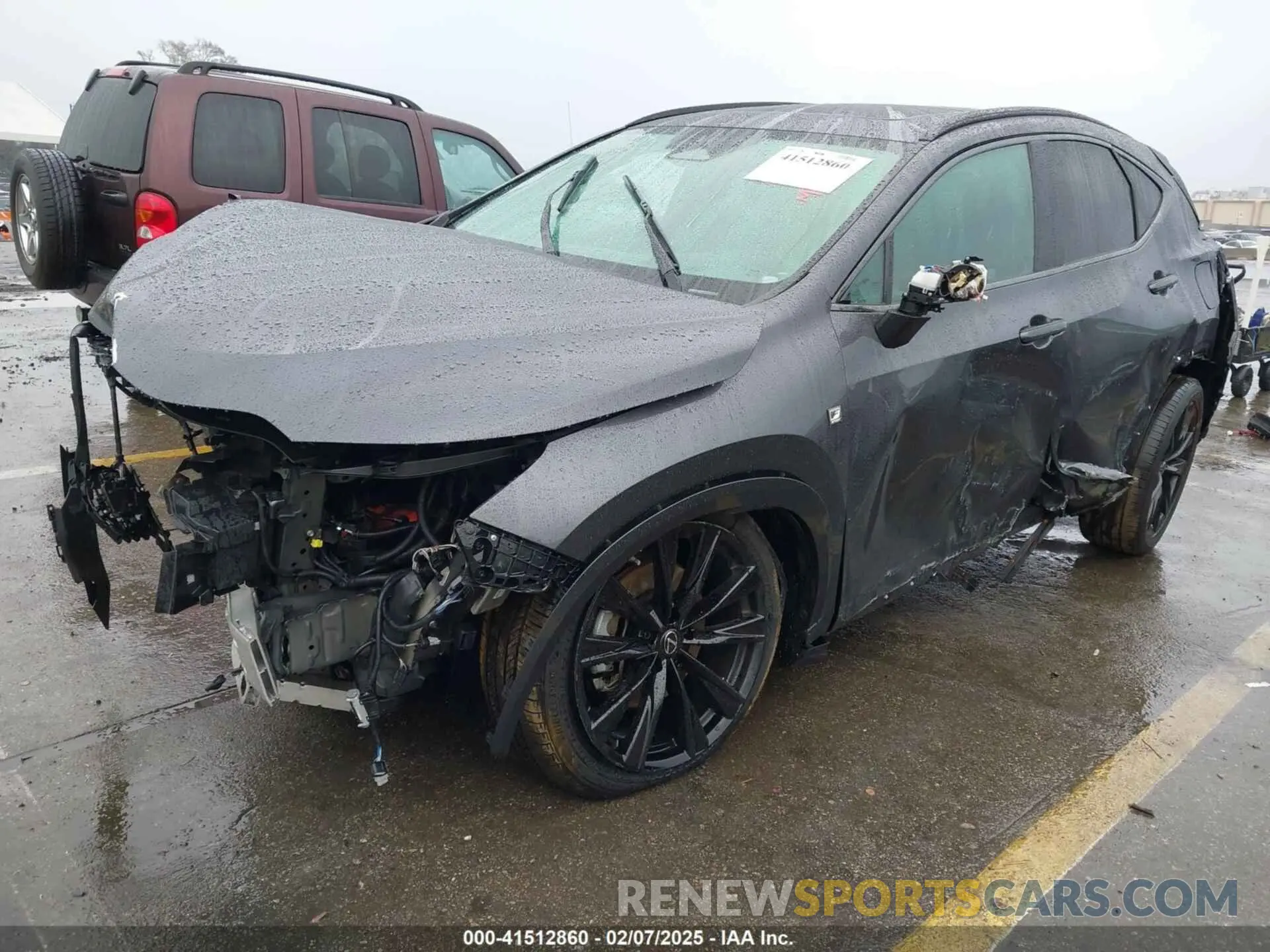 2 fotografías del automóvil dañado 2T2KGCEZ4NC012724 LEXUS NX 350 2022