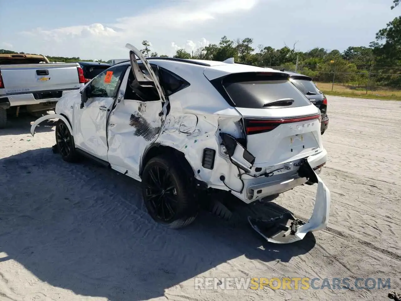 3 fotografías del automóvil dañado 2T2KGCEZ6NC001742 LEXUS NX 350 2022