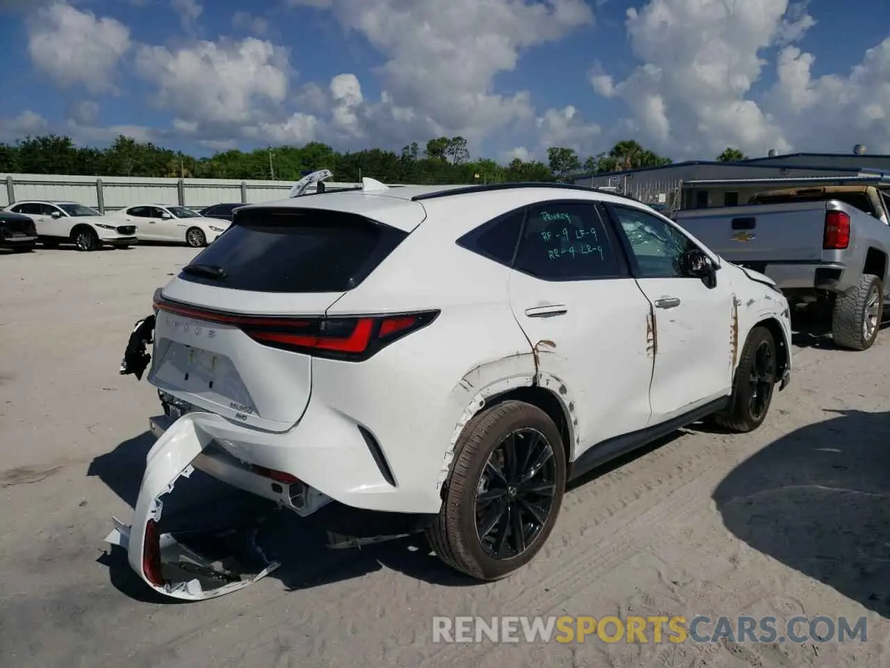 4 fotografías del automóvil dañado 2T2KGCEZ6NC001742 LEXUS NX 350 2022