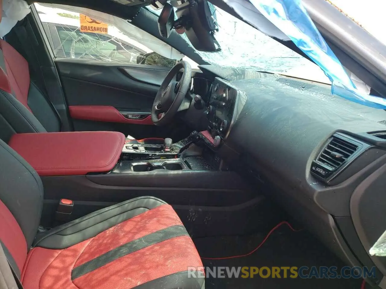 5 fotografías del automóvil dañado 2T2KGCEZ6NC001742 LEXUS NX 350 2022