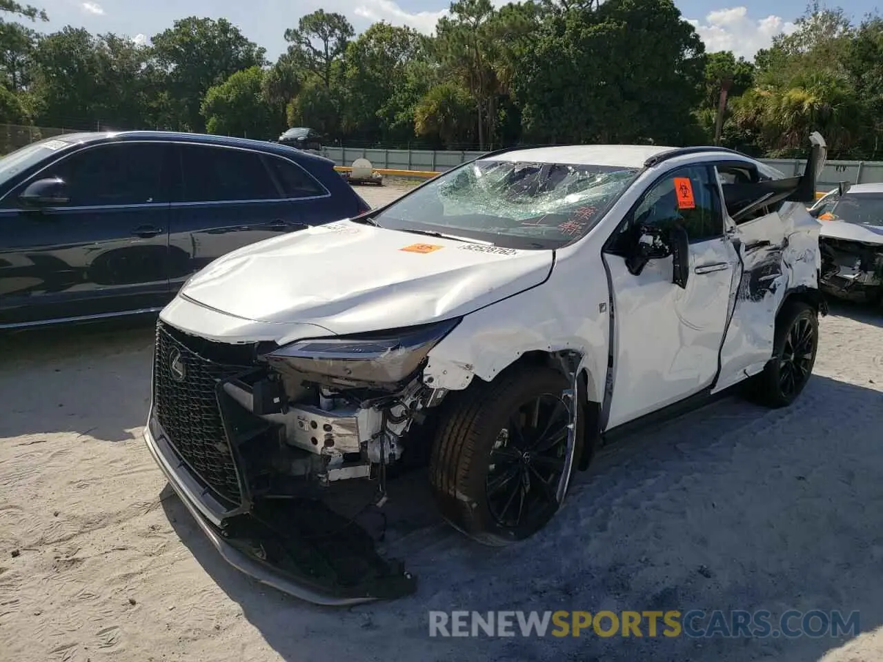 9 fotografías del automóvil dañado 2T2KGCEZ6NC001742 LEXUS NX 350 2022