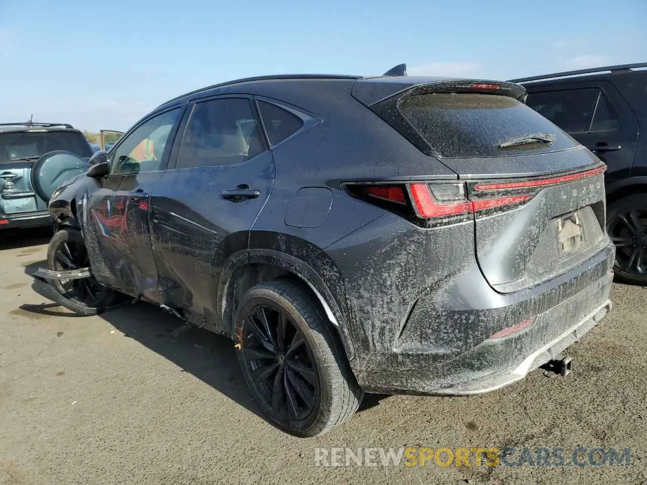 2 fotografías del automóvil dañado 2T2KGCEZ9NC003484 LEXUS NX 350 2022