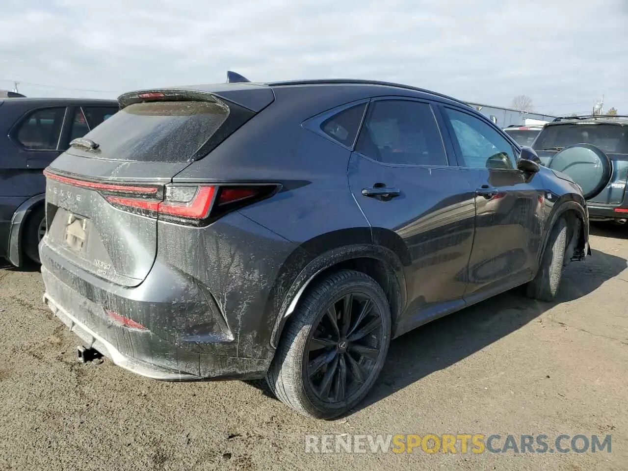 3 fotografías del automóvil dañado 2T2KGCEZ9NC003484 LEXUS NX 350 2022
