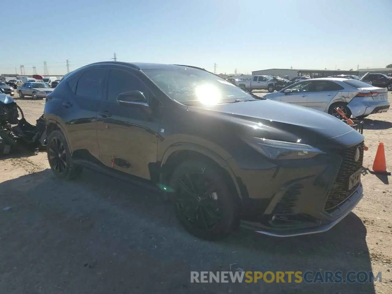 4 fotografías del automóvil dañado 2T2KGCEZXNC005132 LEXUS NX 350 2022