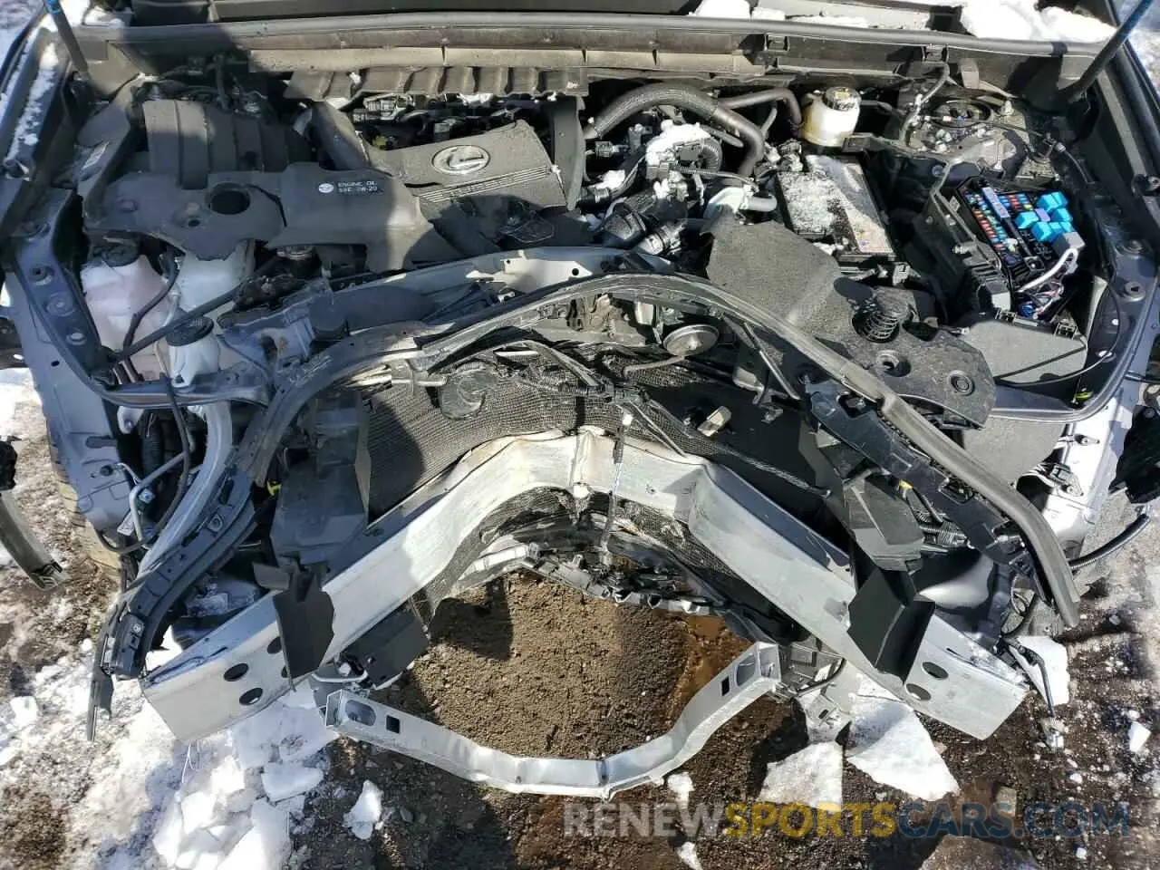 12 fotografías del automóvil dañado JTJAGCEZ8N2002807 LEXUS NX 350 2022