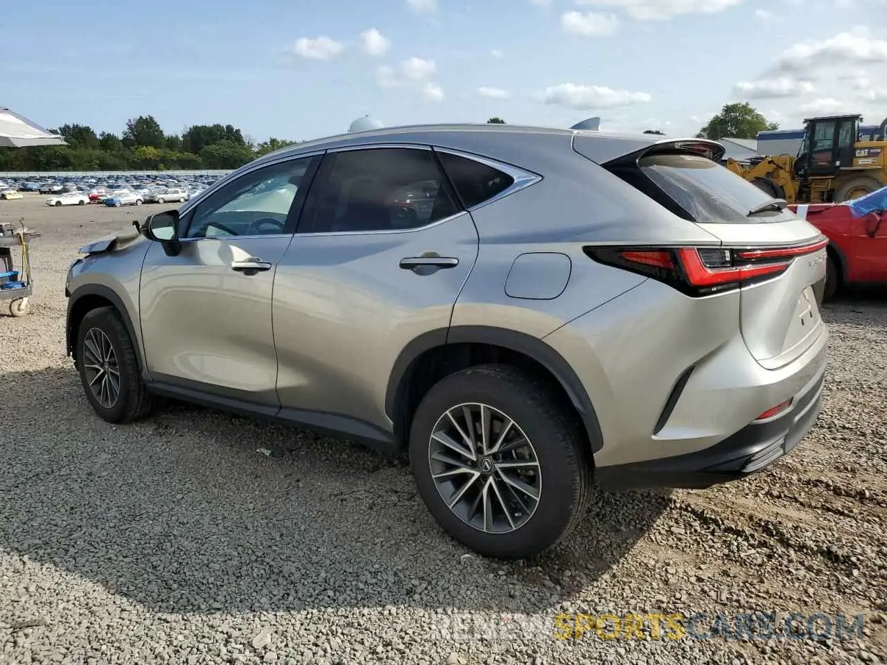 2 fotografías del automóvil dañado JTJAGCEZ8N2003942 LEXUS NX 350 2022